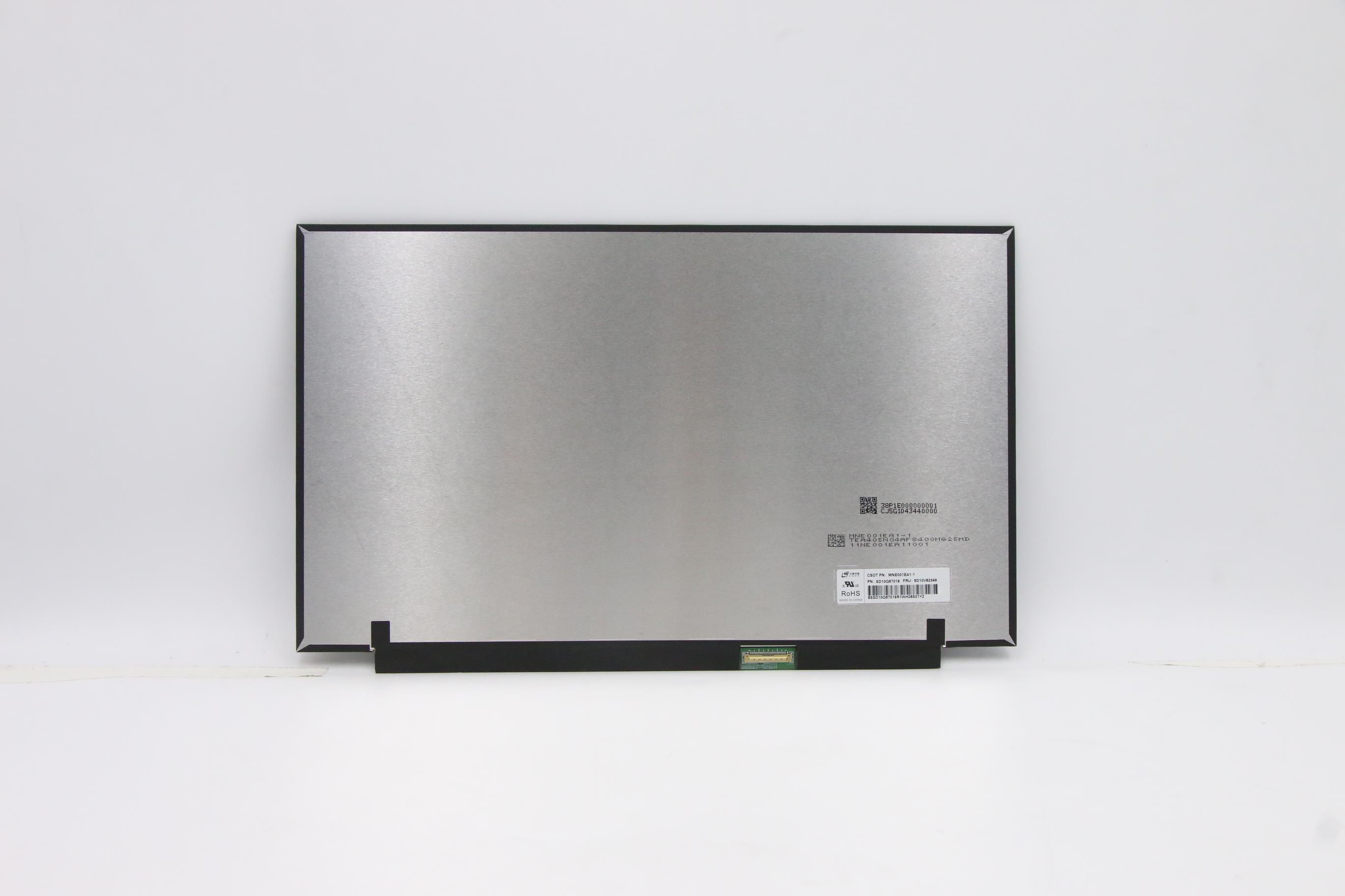 5D10V82349 - Original Lenovo LCD Panel, 14", UHD, Non-Touch, Glare, IPS, 500nit, small PCB MNE001EA1-1