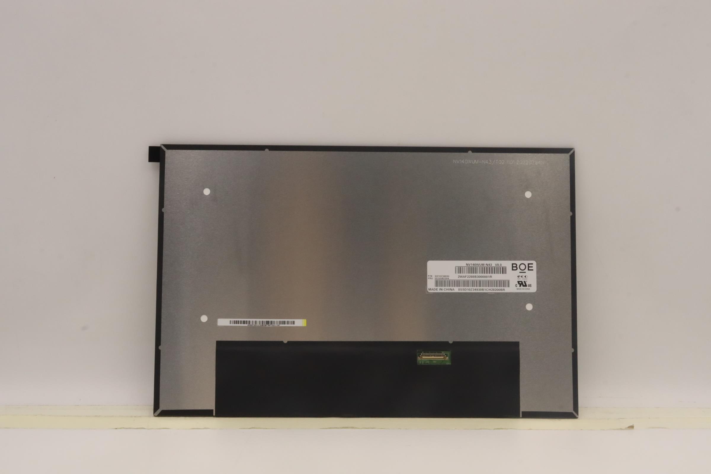 Lenovo Part  Original Lenovo LCD Panel, 14", WUXGA, Non-Touch, Anti-Glare, IPS, 300nit