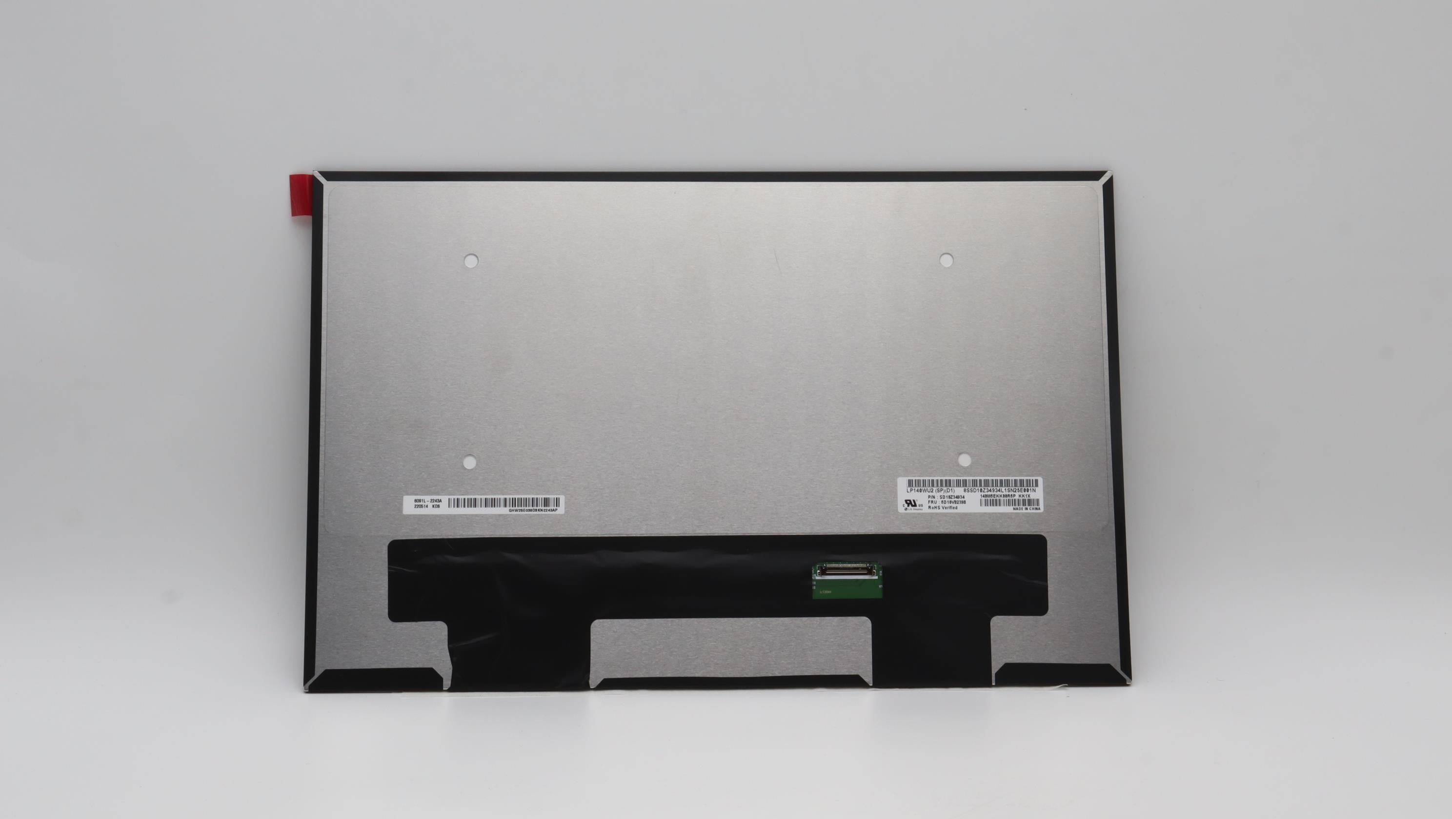 Lenovo Part  Original Lenovo LCD Panel, 14", WUXGA, Non-Touch, Anti-Glare, IPS, 300nit LGD