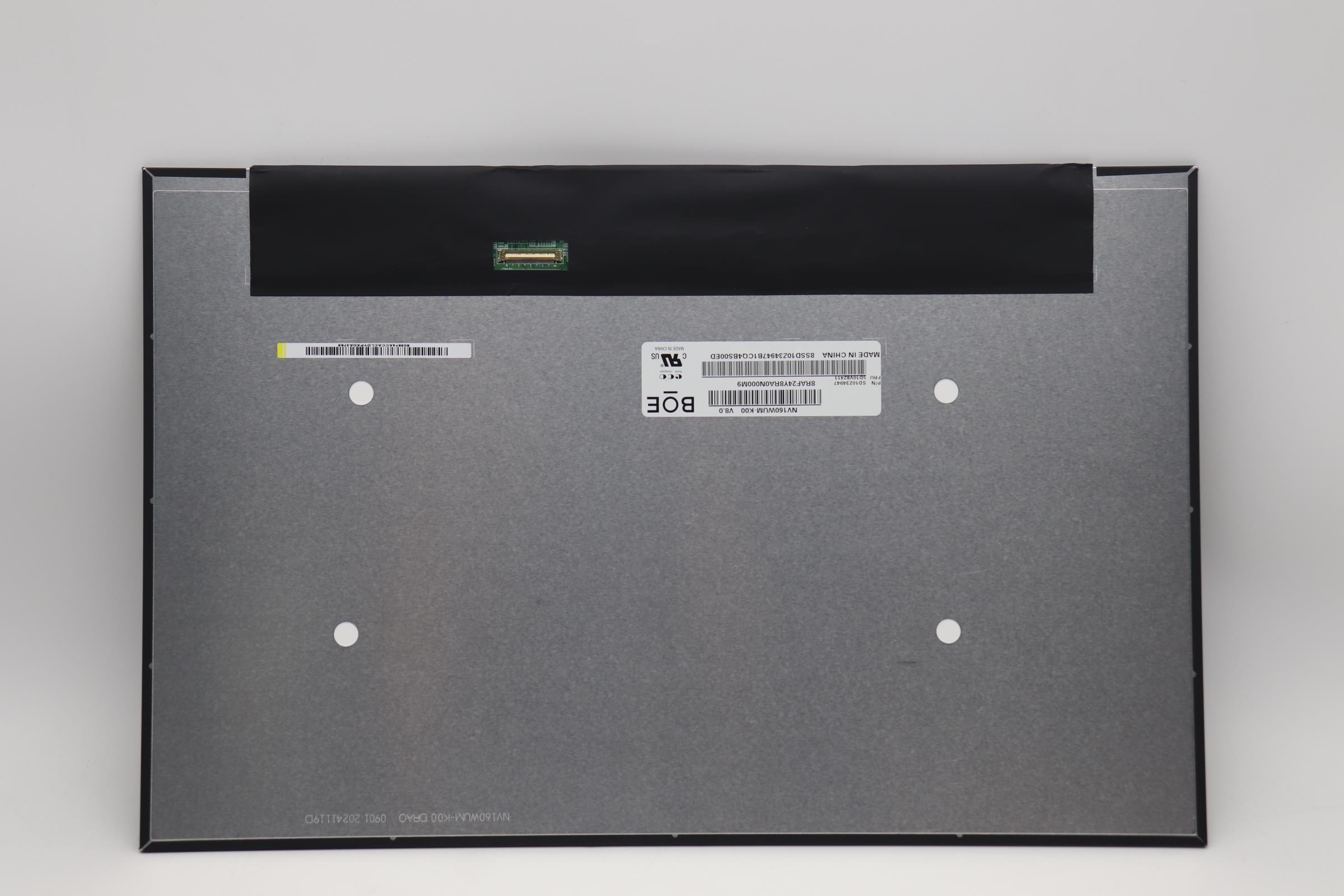 5D10V82411 - Original Lenovo LCD Panel, 16", WUXGA, Anti-Glare, IPS, 300nit, 45%NTSC, BOE