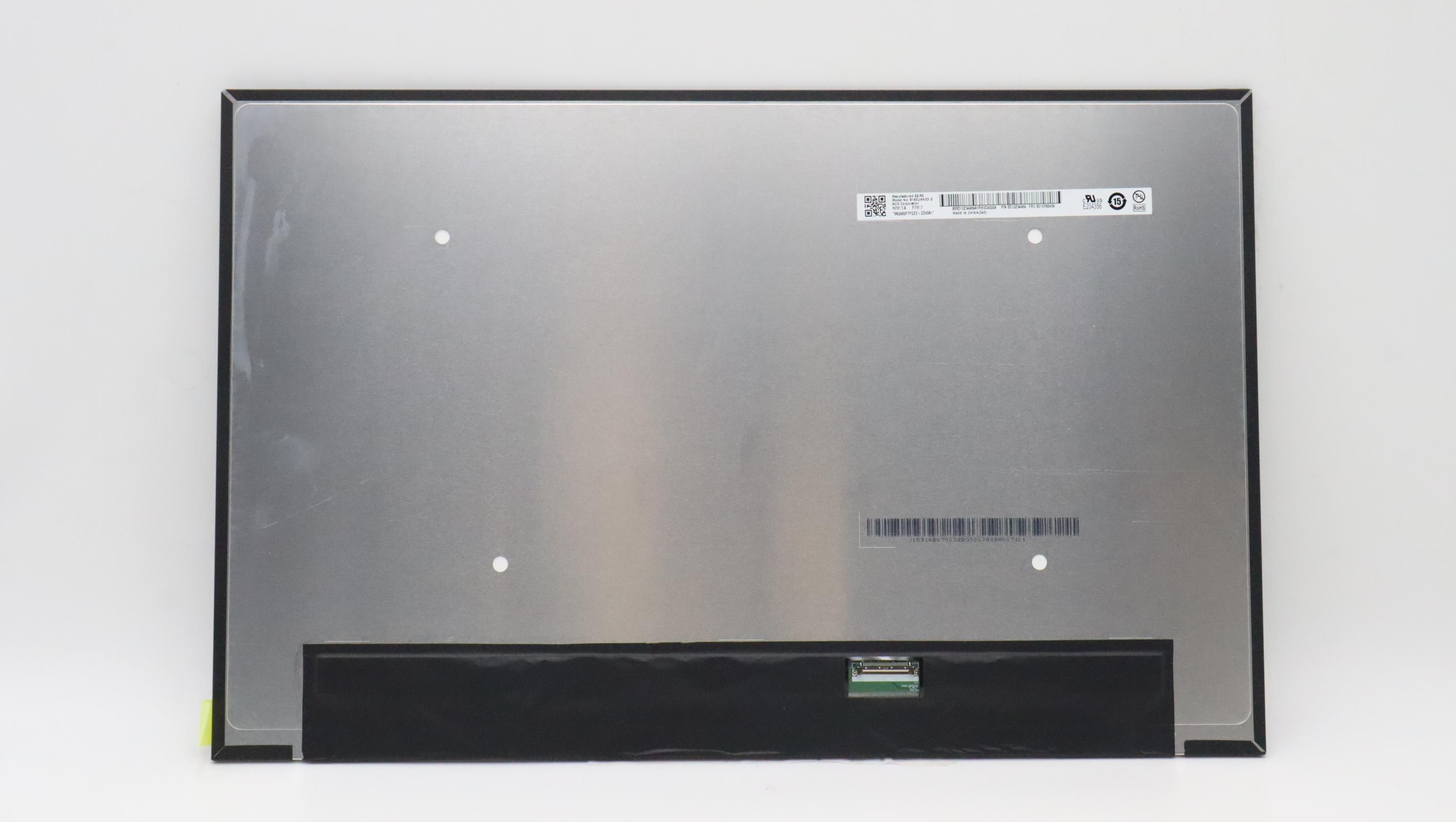Lenovo Part  Original Lenovo LCD Panel, 16", WUXGA, Non-Touch, Anti-Glare, IPS, 300nit, 45%NTSC