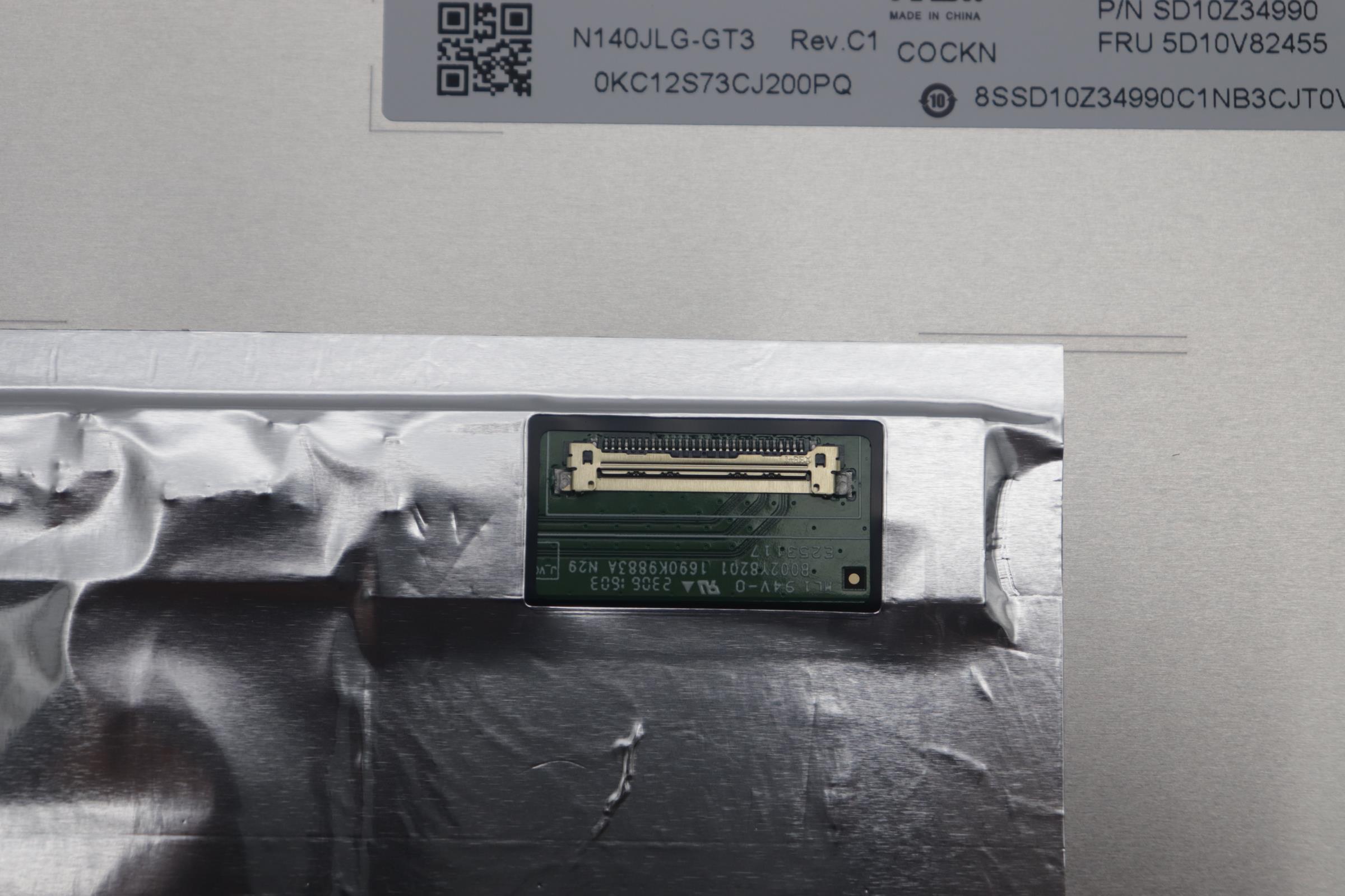 5D10V82455 - Original Lenovo DISPLAY FRU INX 14.0  N140JLG-GT3 C1