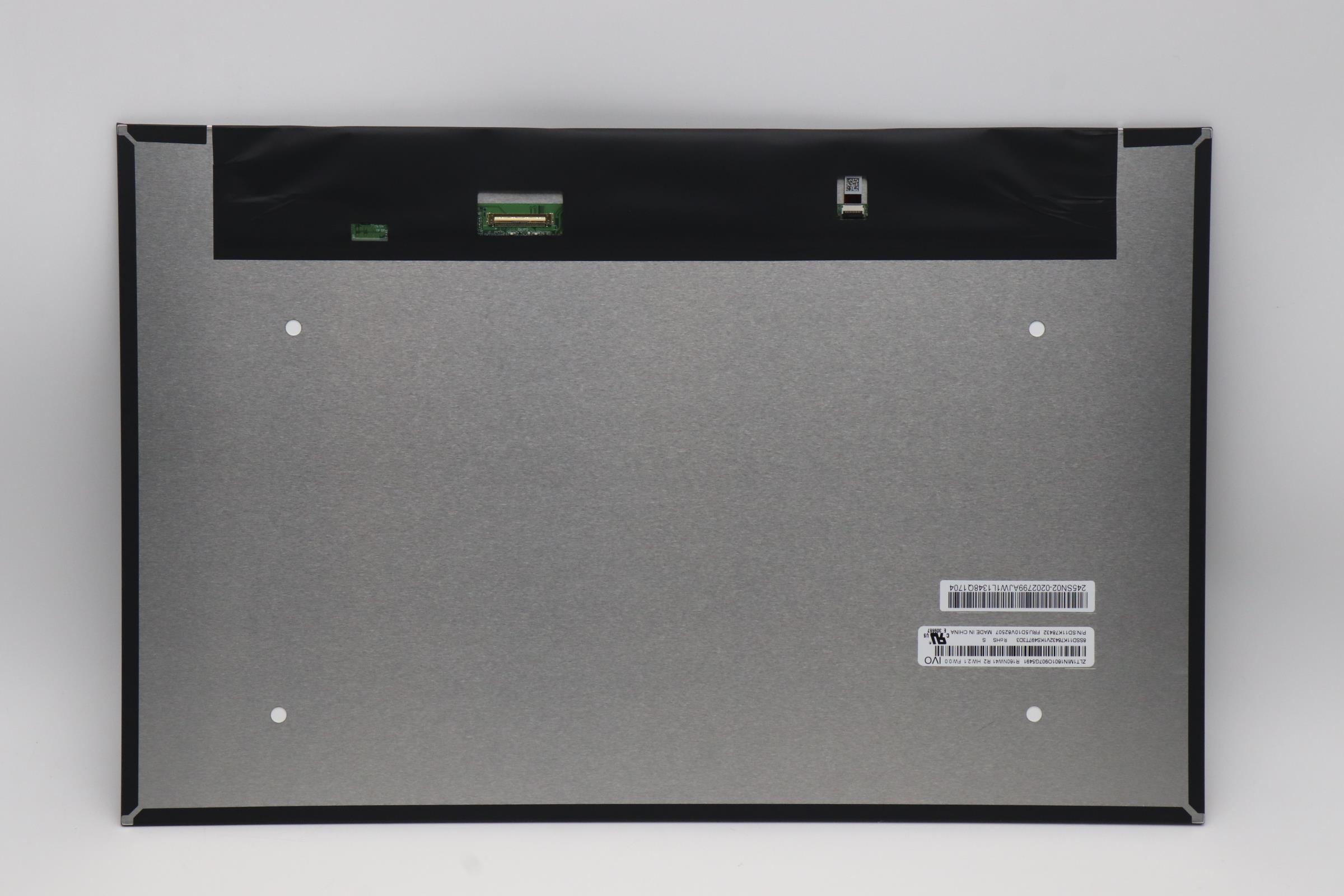5D10V82507 - Original Lenovo LCD Panel, 16", WUXGA, Anti-Glare, IPS, 300nit, 45%NTSC, IVO R160NW41 R2 HW2.1