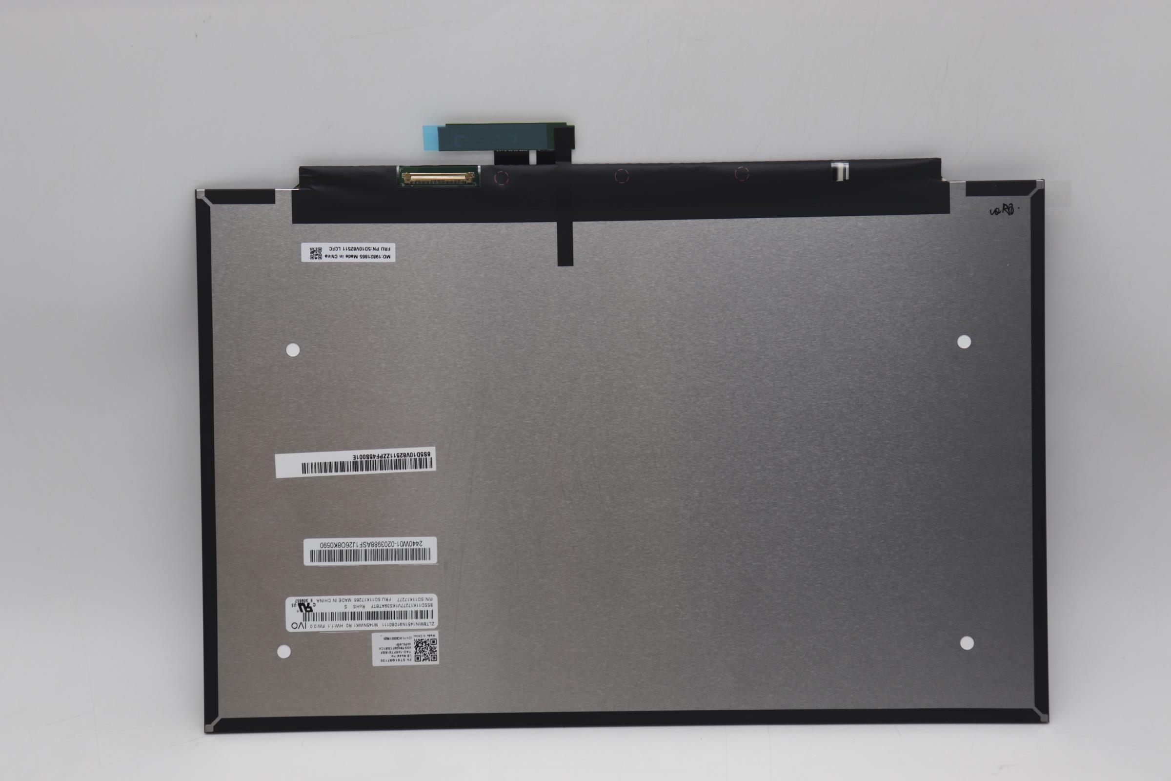 5D10V82511 - Original Lenovo LCD Panel, 14.5", WQXGA, Touch, Anti-Glare, IPS, 350nit, 100%SRGB, IVO TAO-145FT016BF