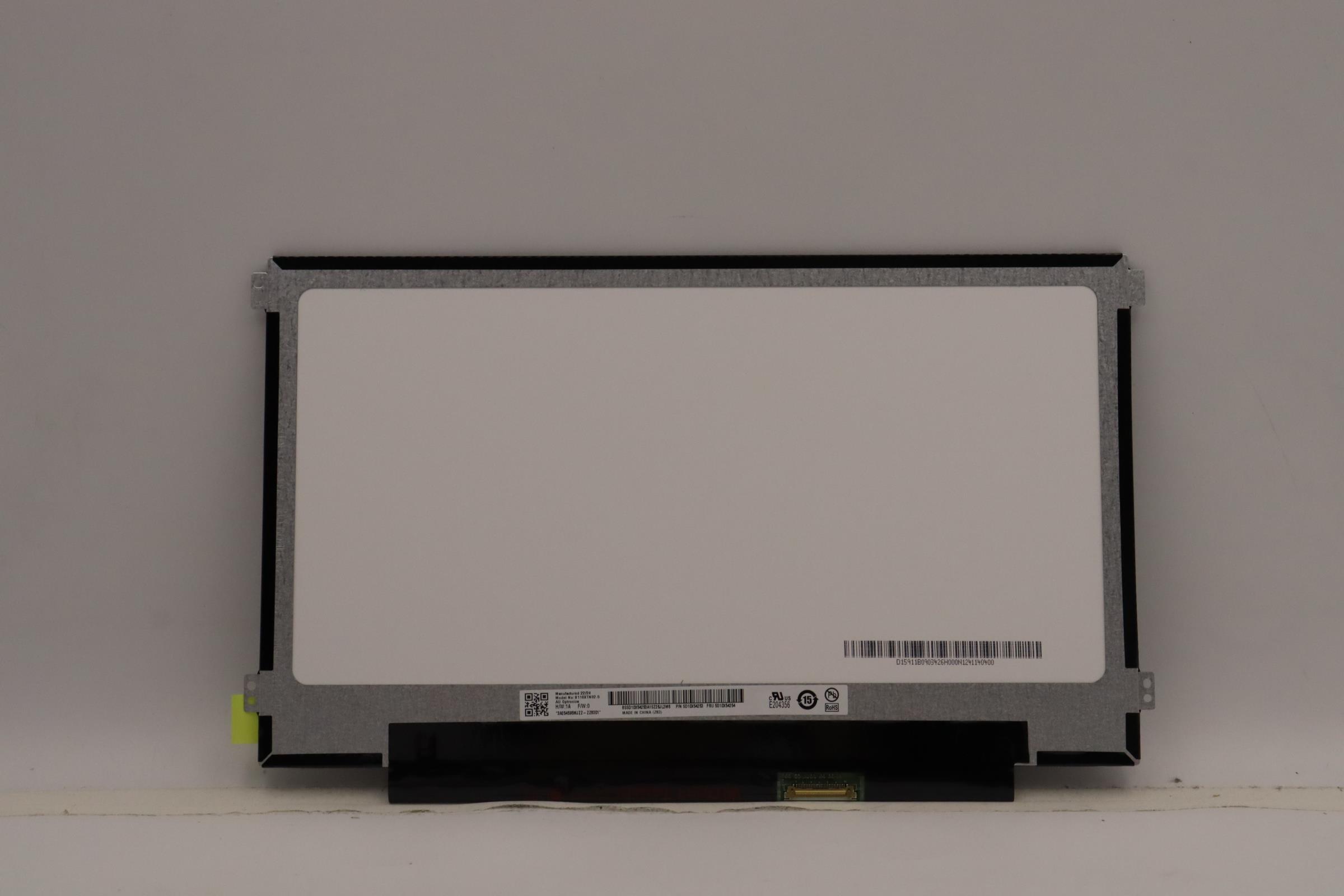 Lenovo Part  Original Lenovo LCD Panel, 11.6", HD, Anti-Glare, TN, 250nits, S150-11, B116XTN02.5 1A HDT AG S NB