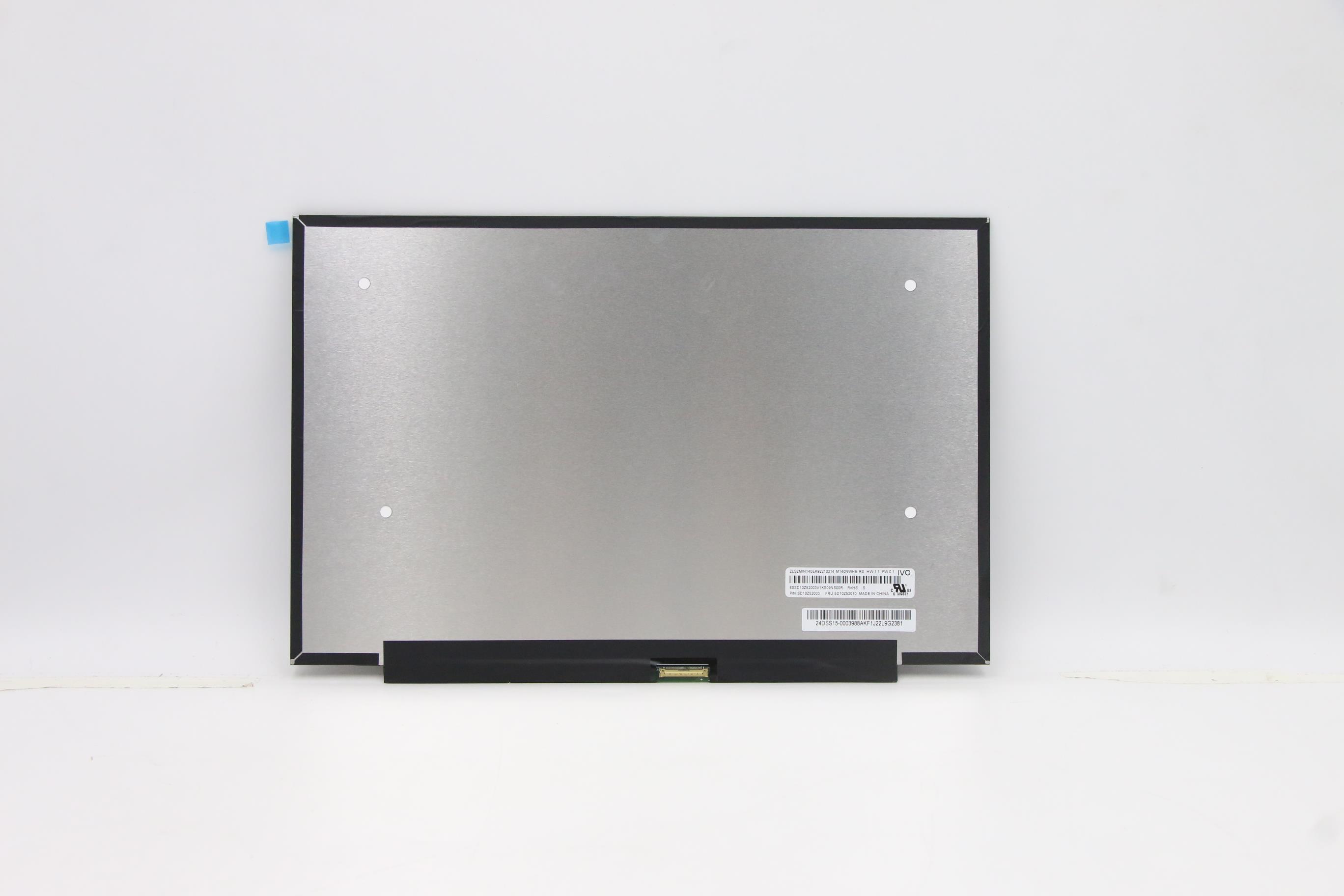 Lenovo Part  Original Lenovo LCD Panel, 14", 2.2K, Non-Touch, Anti-Glare, IPS, 300nit, Yoga S750-14Pro 2.8t IVO 2240x1400