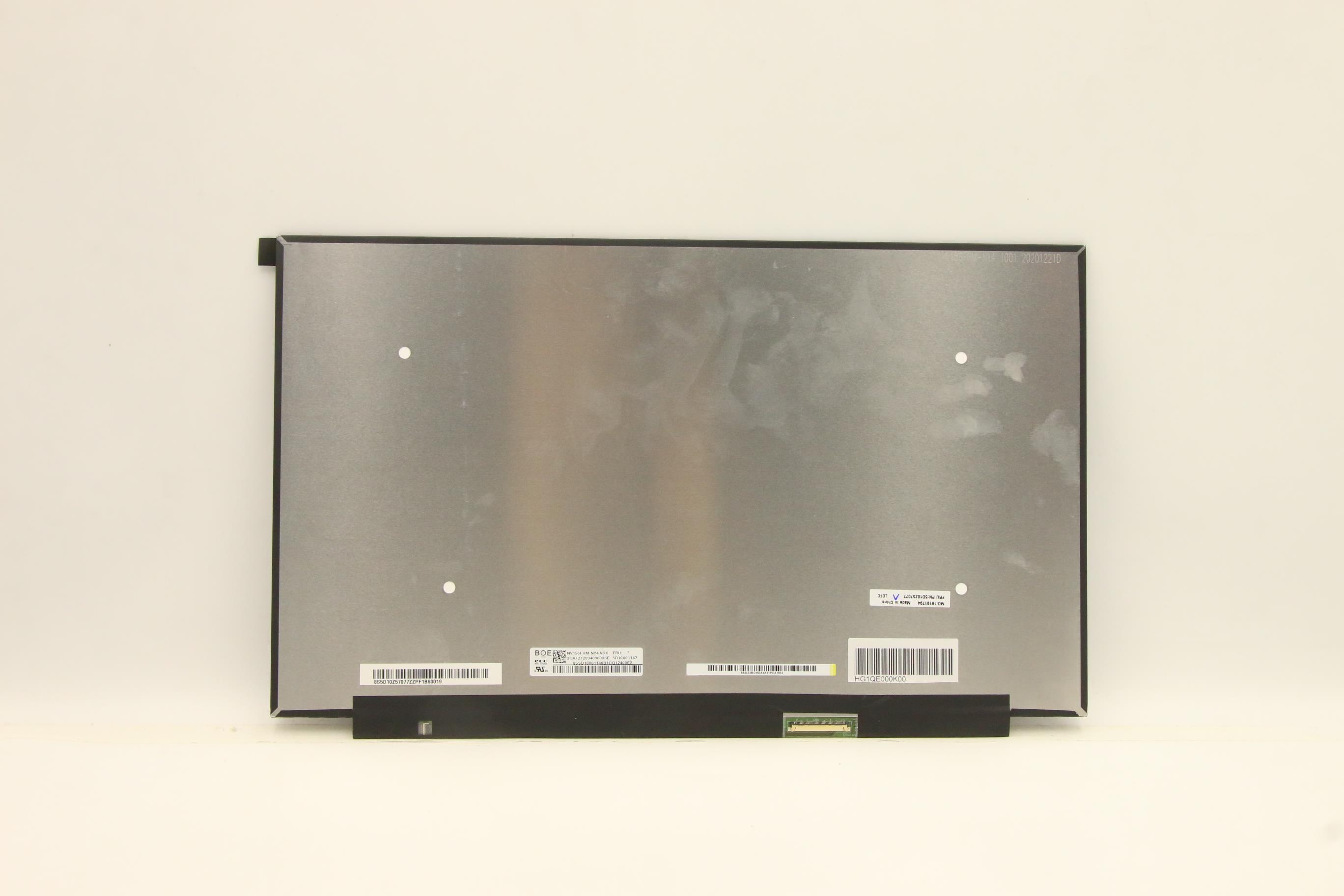 5D10Z57077 - Original Lenovo FRU BOE NV156FHM-NY4 V8.0 FHDI AG-Color Calibration