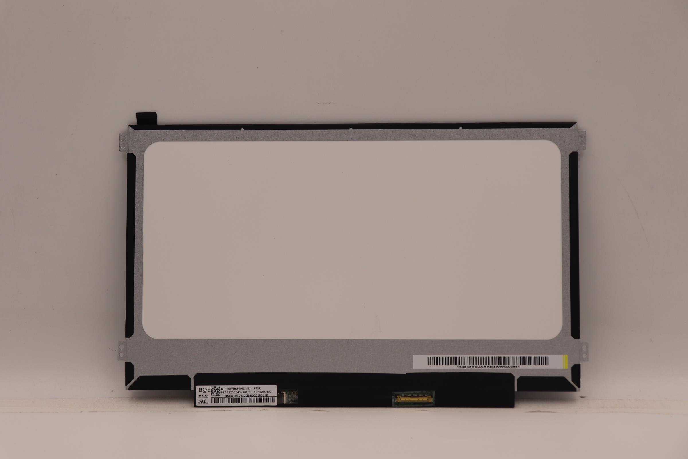 5D10Z90322 - Original Lenovo FRU Panel 11.6 16:9 HD(1366*768) TN 250nit 45%NTSC 60Hz Flat 3.0t AG Bracket