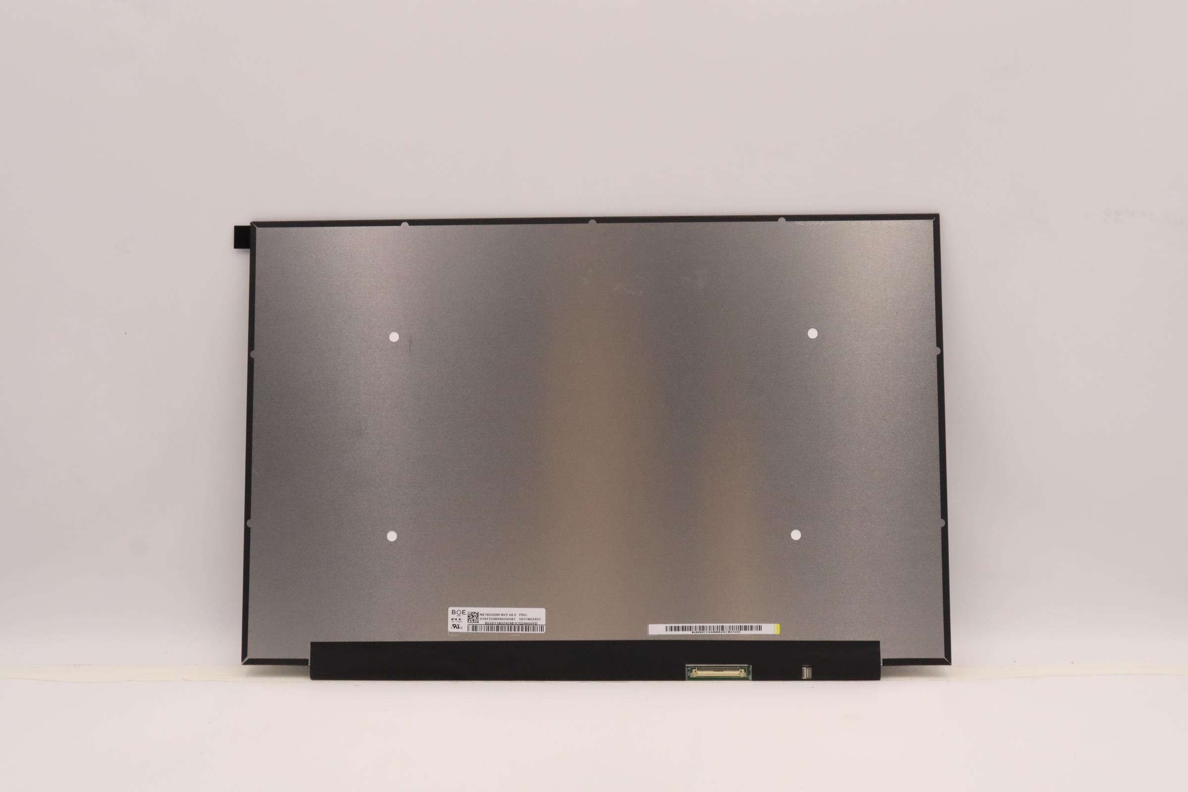 Lenovo Part  Original Lenovo LCD Panel, 16", WQXGA, Anti-Glare, Non-Touch, IPS, 350nits, BO NE160QDM-NY2 V8.0 2.5K AG