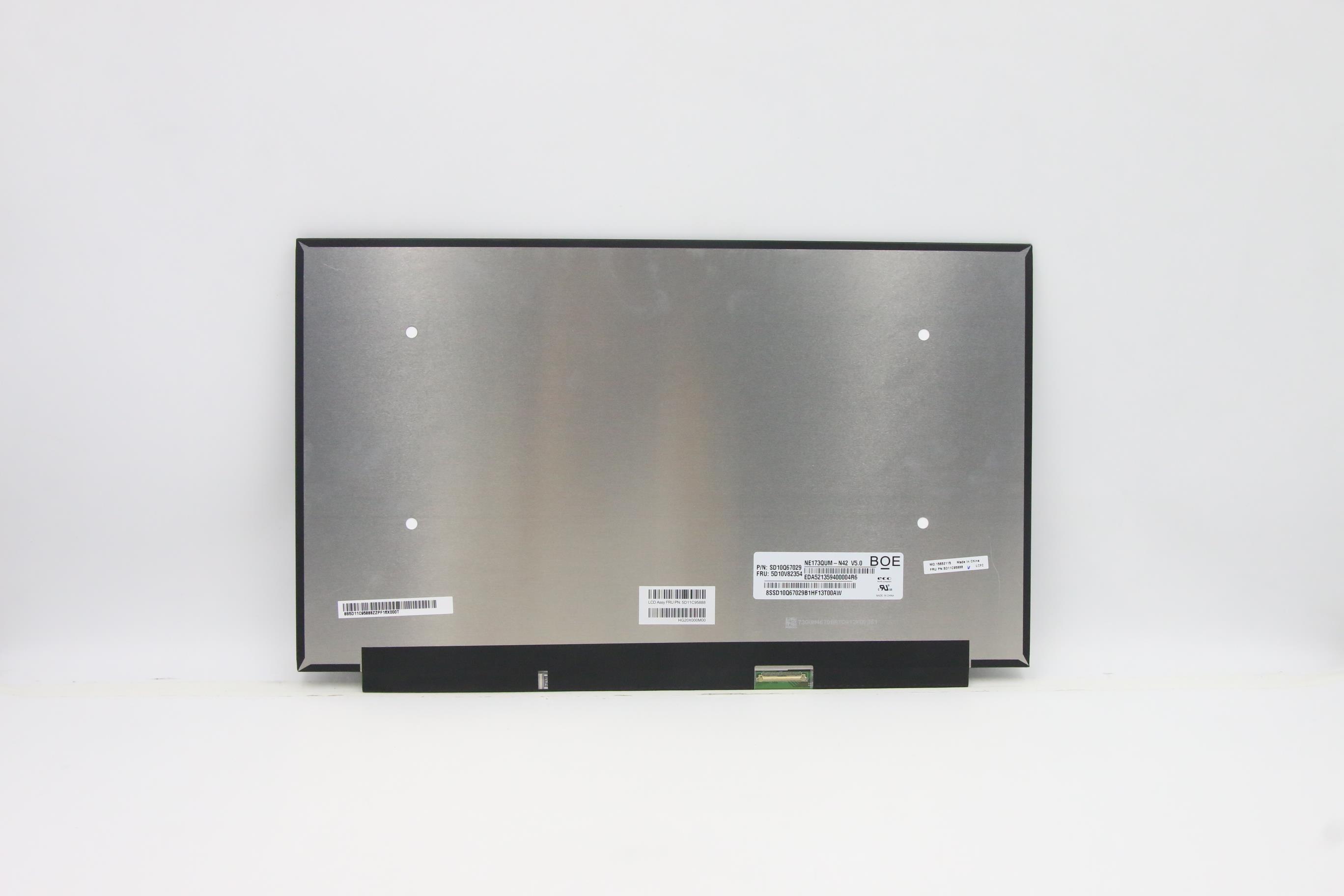 5D11C95888 - Original Lenovo LCD Module,17.3",UHD,Non-Touch,IPS,500nit,100%Adobe,Color Calibration