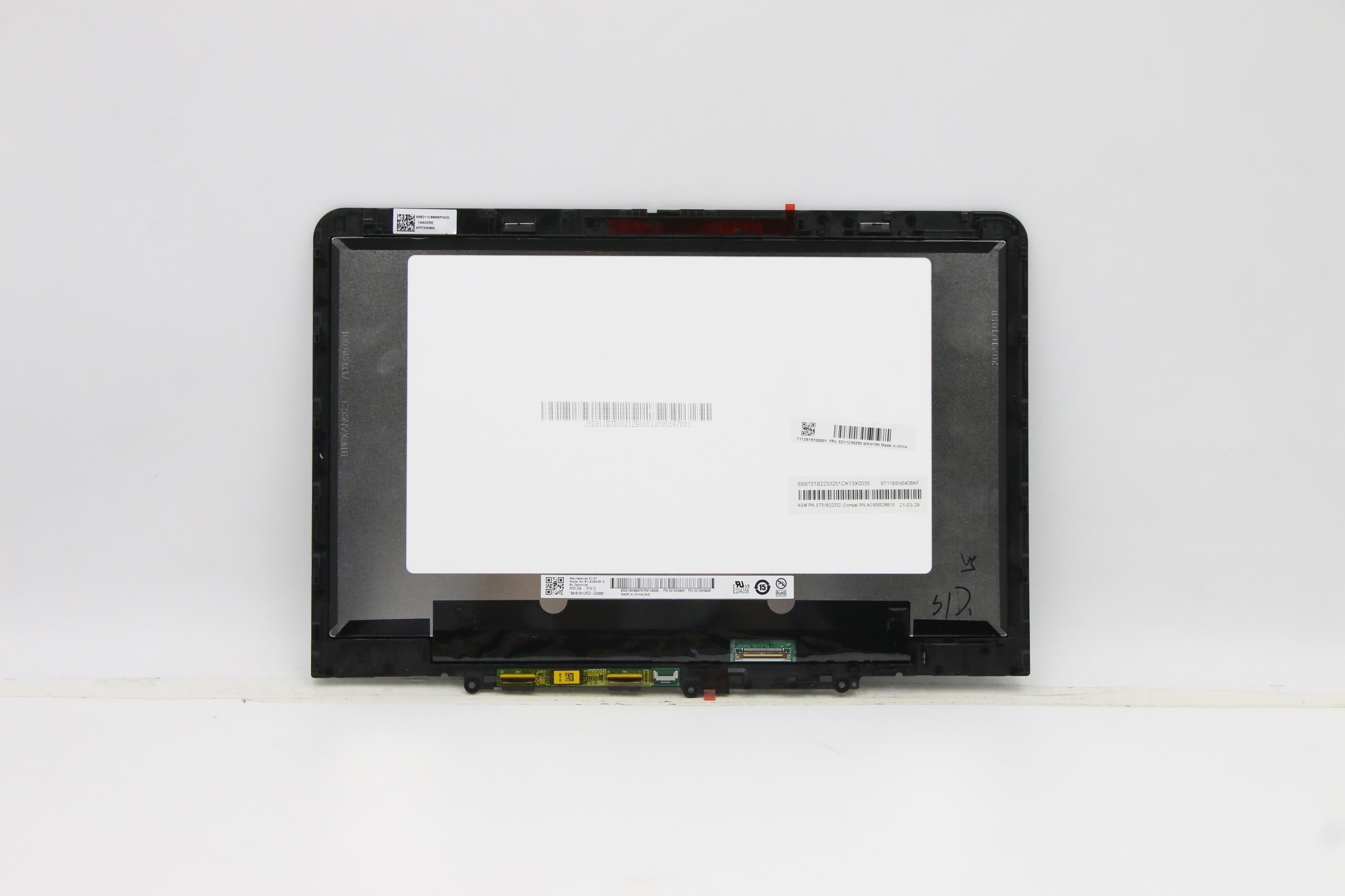 Lenovo Part  Original Lenovo LCD Assembly, 11.6", HD, Touch, IPS, LAI+AUO