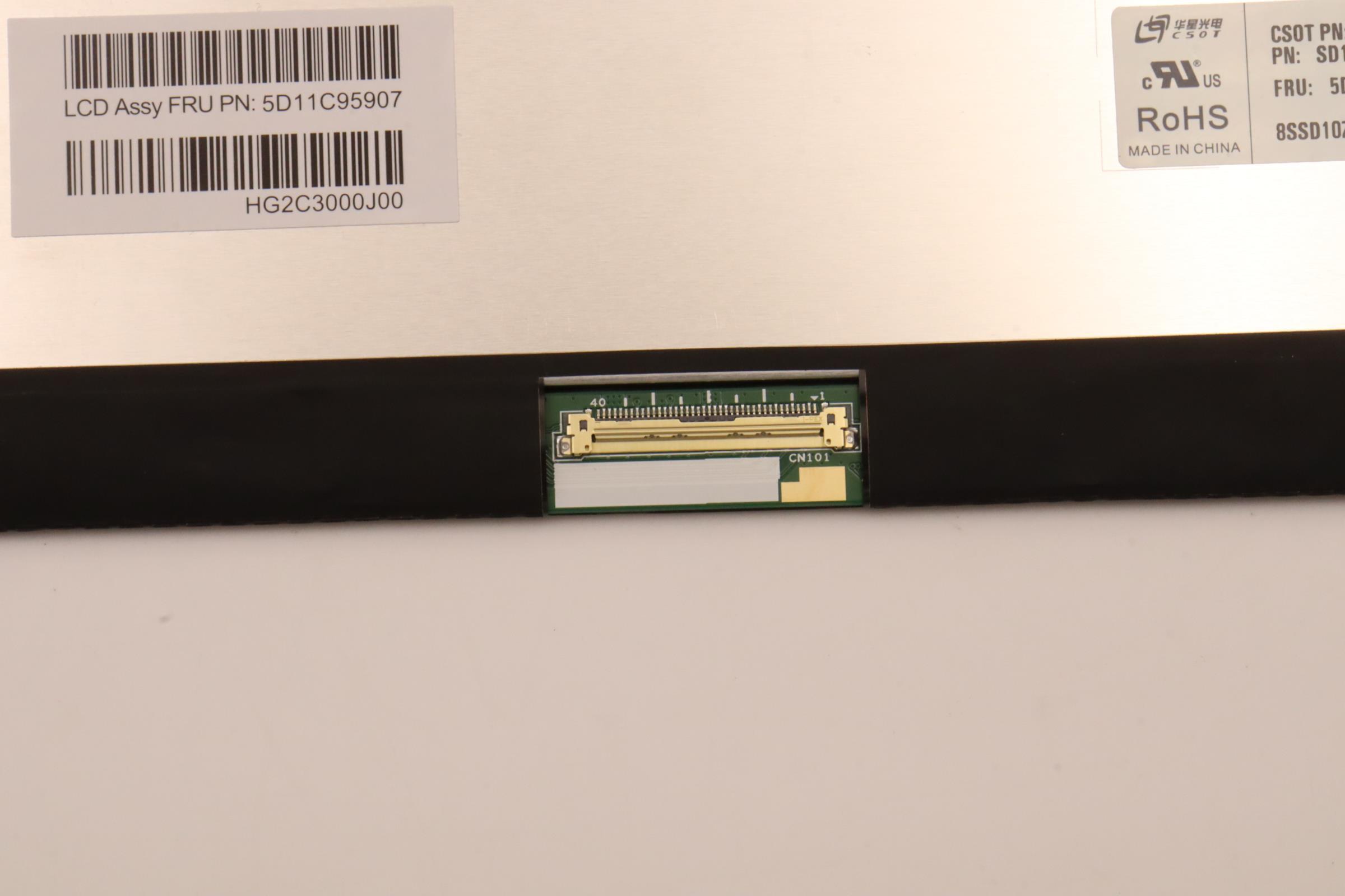 5D11C95907 - Original Lenovo DISPLAY FRU 15.6UHD IPSAGNTsRGB FCC-CSOT