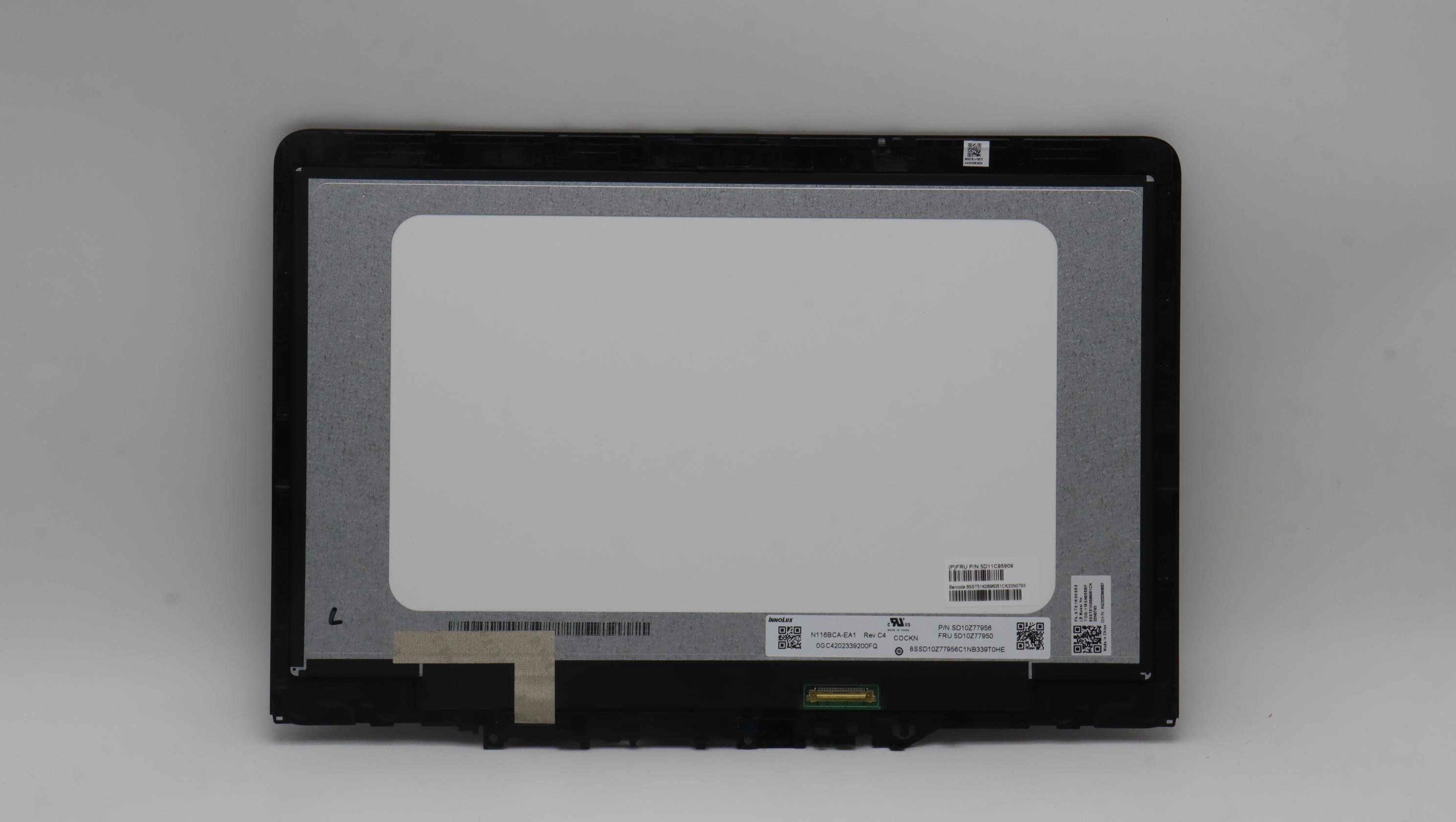 Lenovo Part  Original Lenovo LCD Assembly, 11.6", HD, Touch, Glare, IPS, 250nit, 82W2 Laibao+INX