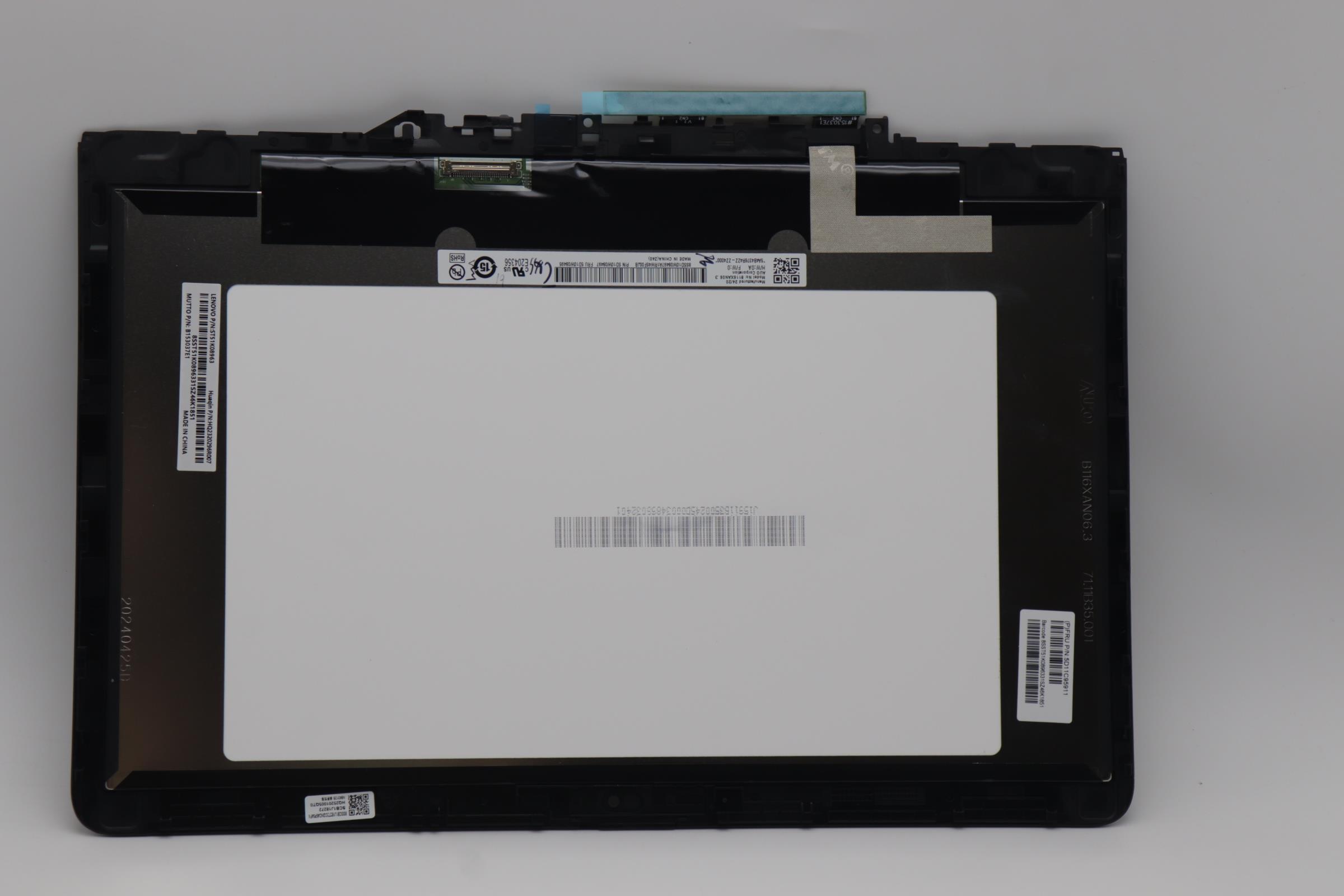 5D11C95911 - Original Lenovo DISPLAY LCD module H 82W2_Mutto+AUO