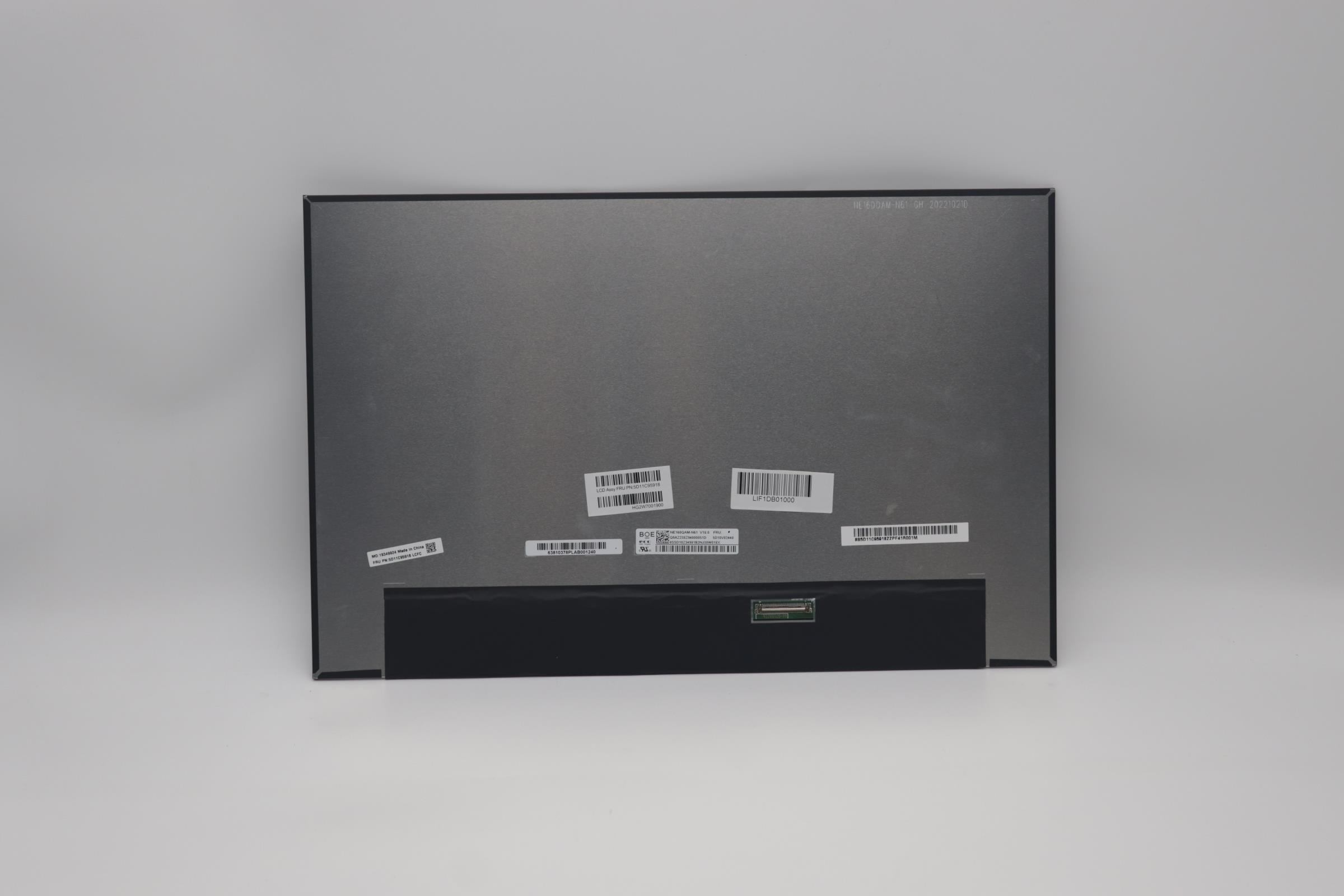 5D11C95918 - Original Lenovo DISPLAY UHDAG800n100%DCI-P3HDR400FCC-BOE