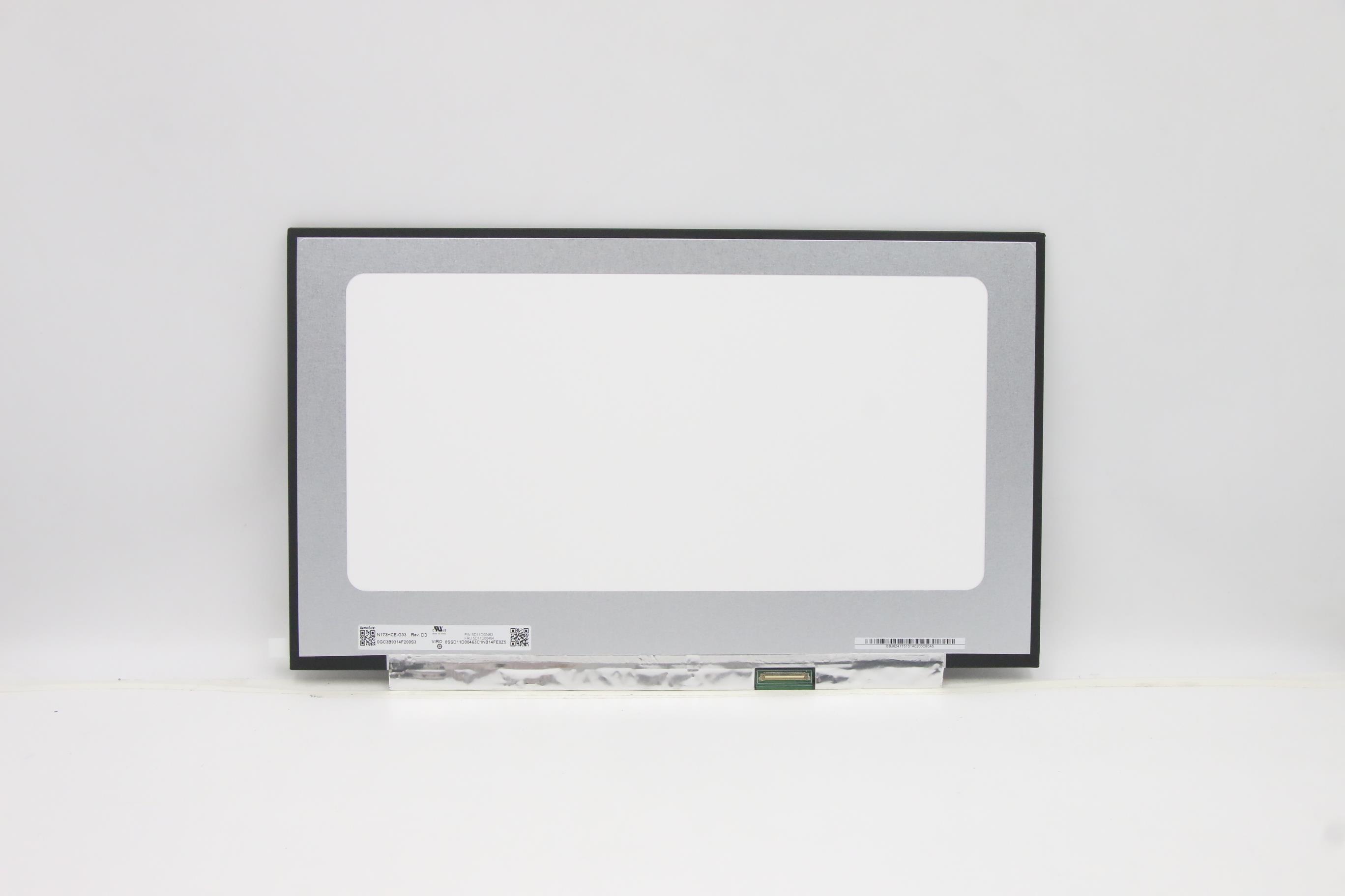 5D11D00464 - Original Lenovo FRU 17.3" FHD-AG narrow 3.5t 300nit 72%IPS (144Hz only) 4.0/4.0/4.0/8.2， non bracket, 3.5max