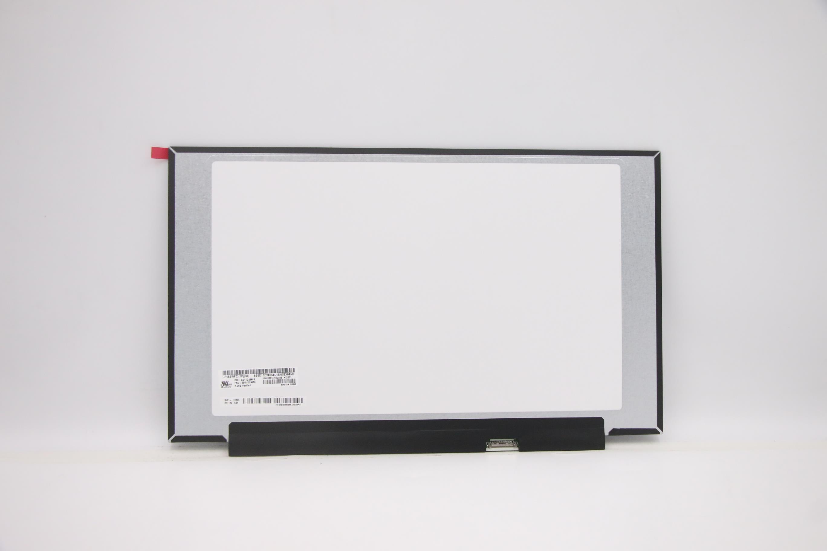 Lenovo Part  Original Lenovo LCD Panel, 15.6", FHD, Non-Touch, Anti-Glare, IPS, 250nit, LP156WFC-SPD8 LGD