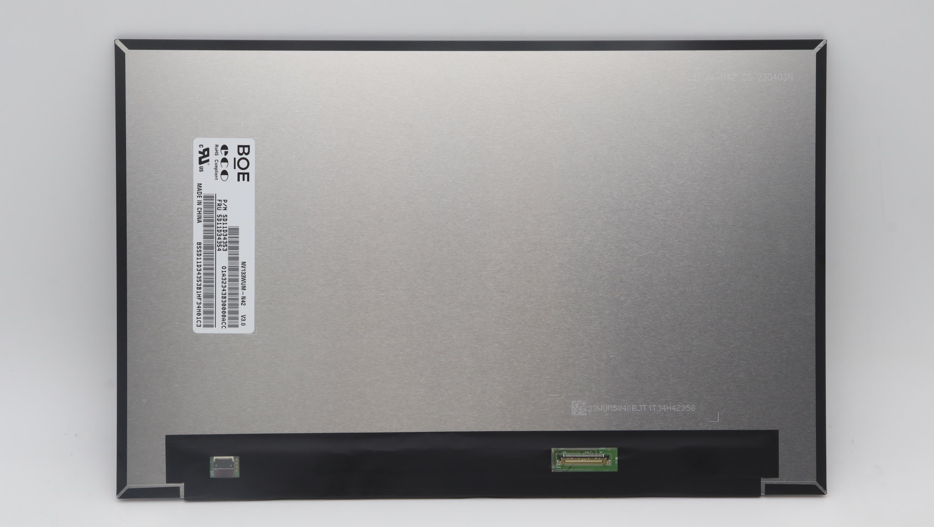 Lenovo Part  Original Lenovo LCD Panel, 13.3", WUXGA, Non-Touch, IPS, 300nits