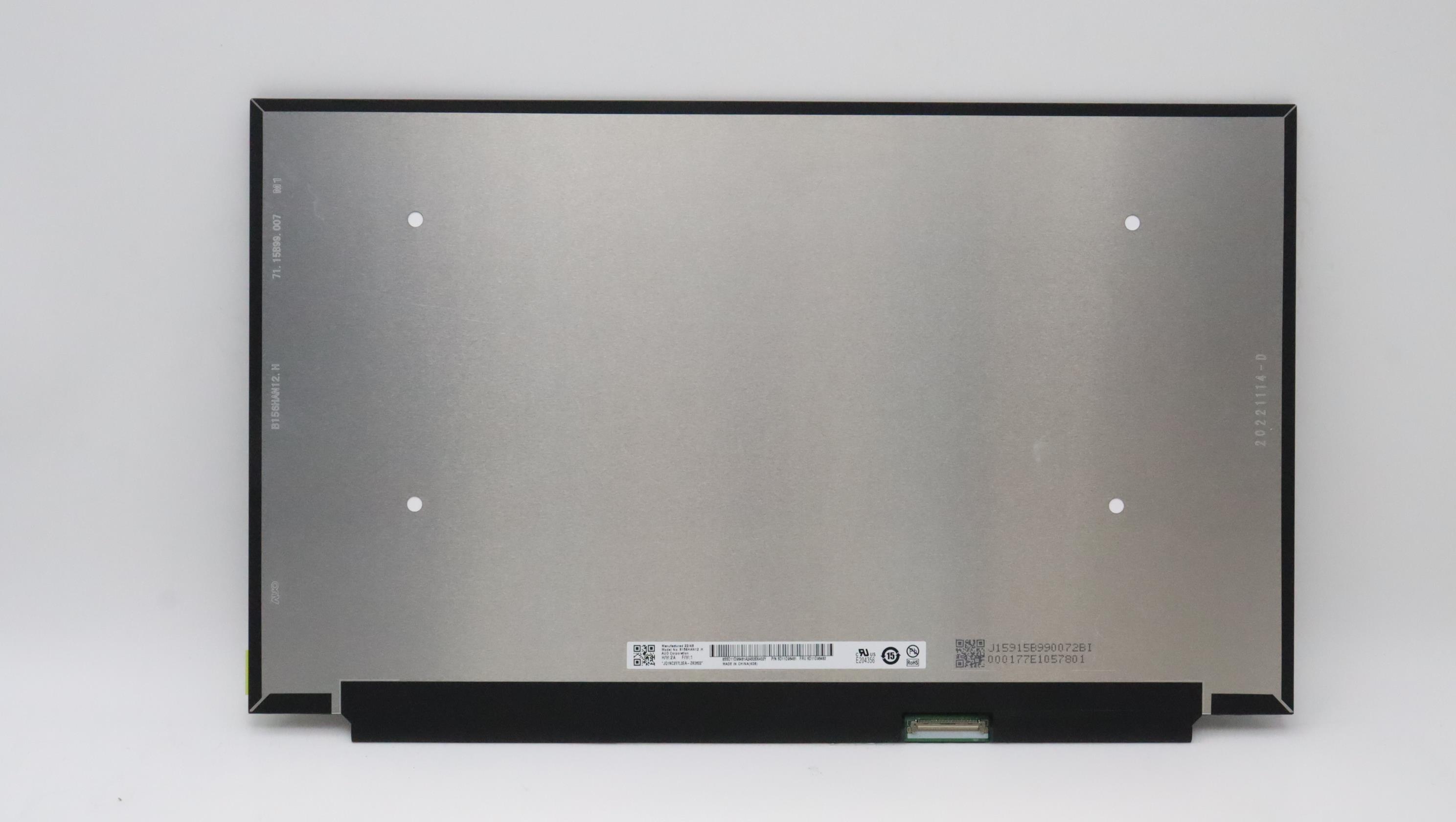 Lenovo Part  Original Lenovo LCD Panel, 15.6", FHD, Non-Touch, Anti-glare, IPS, 300nit, 100%sRGB, B156HAN12.H 2A