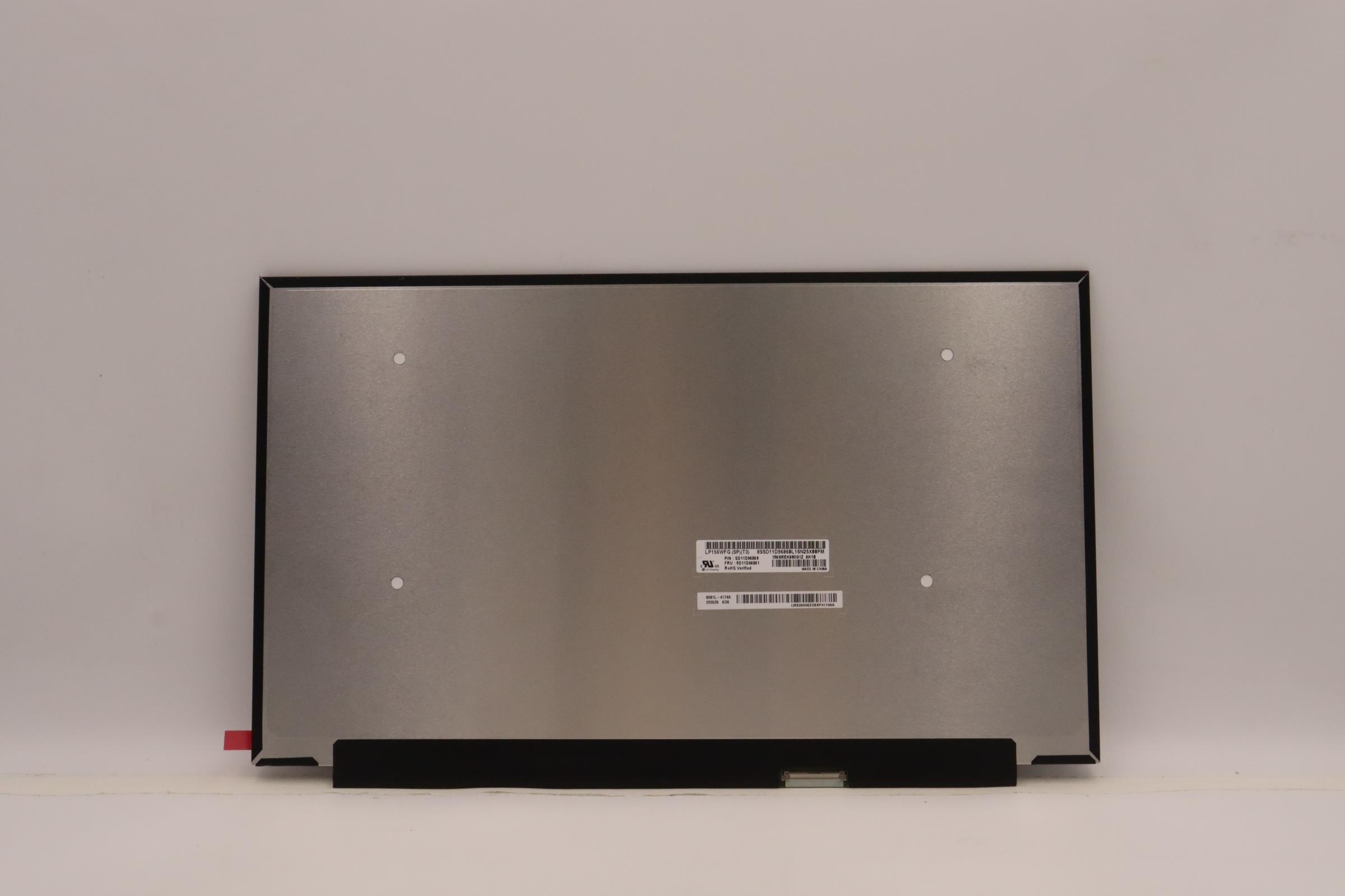5D11D96861 - Original Lenovo LCD Panel, 15.6", FHD, Anti-Glare, Non-Touch, IPS, 300nits, LG LP156WFG-SPT3 FHDI AG
