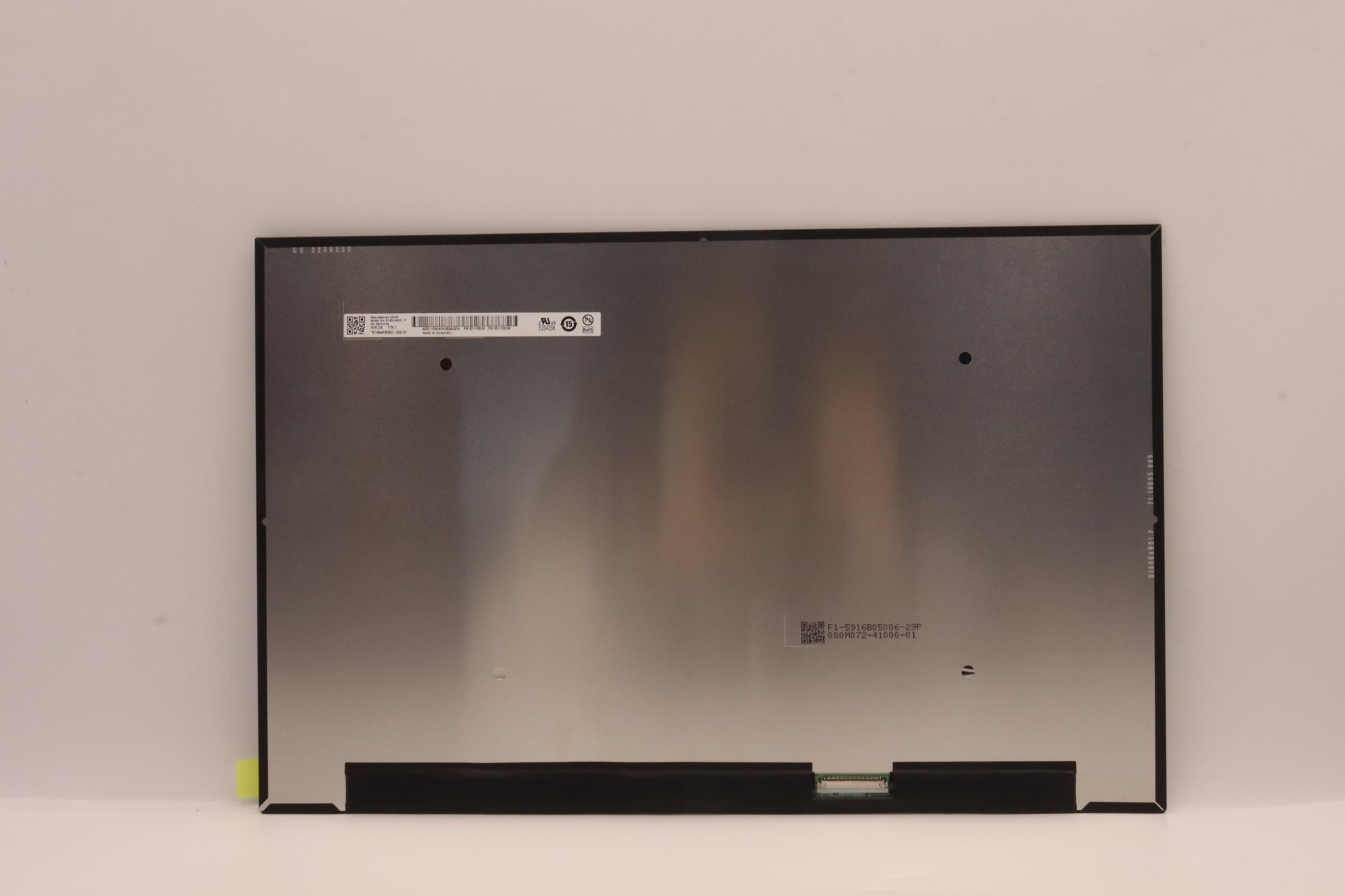 Lenovo Part  Original Lenovo LCD Panel, 16", WQXGA, Anti-Glare, Non-Touch, IPS, 350nits, AUO B160UAN01.P 0A 16.0 WUX