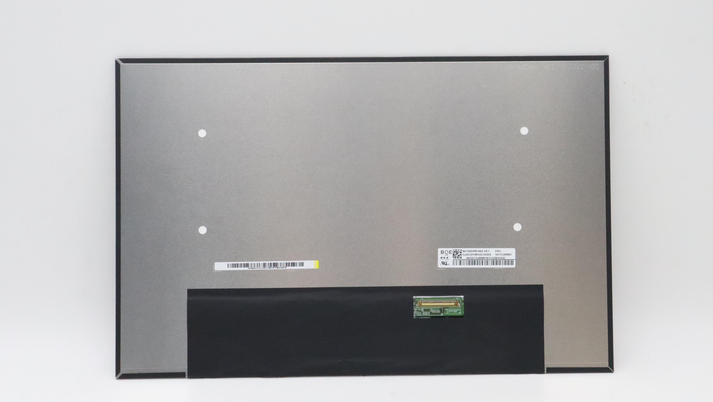 Lenovo Part  Original Lenovo LCD Panel, 14", WUXGA+, Non-Touch, Anti-Glare, IPS, 300nit, 100%sRGB, BOE NV140DRM-N62 V8.1