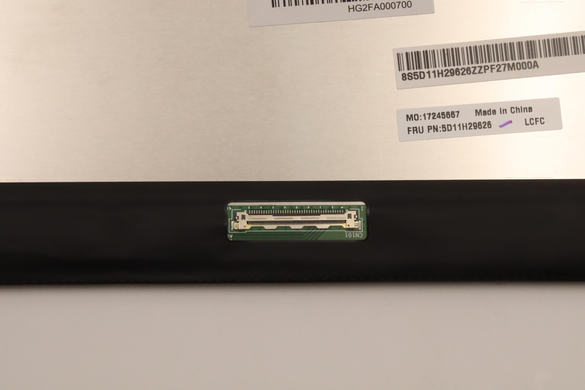 5D11H29626 - Original Lenovo LCD Assembly, 16", WQXGA, Anti-Glare, Non-Touch, IPS, 350nits, MNG007JA1-4 16WUX Colour CS