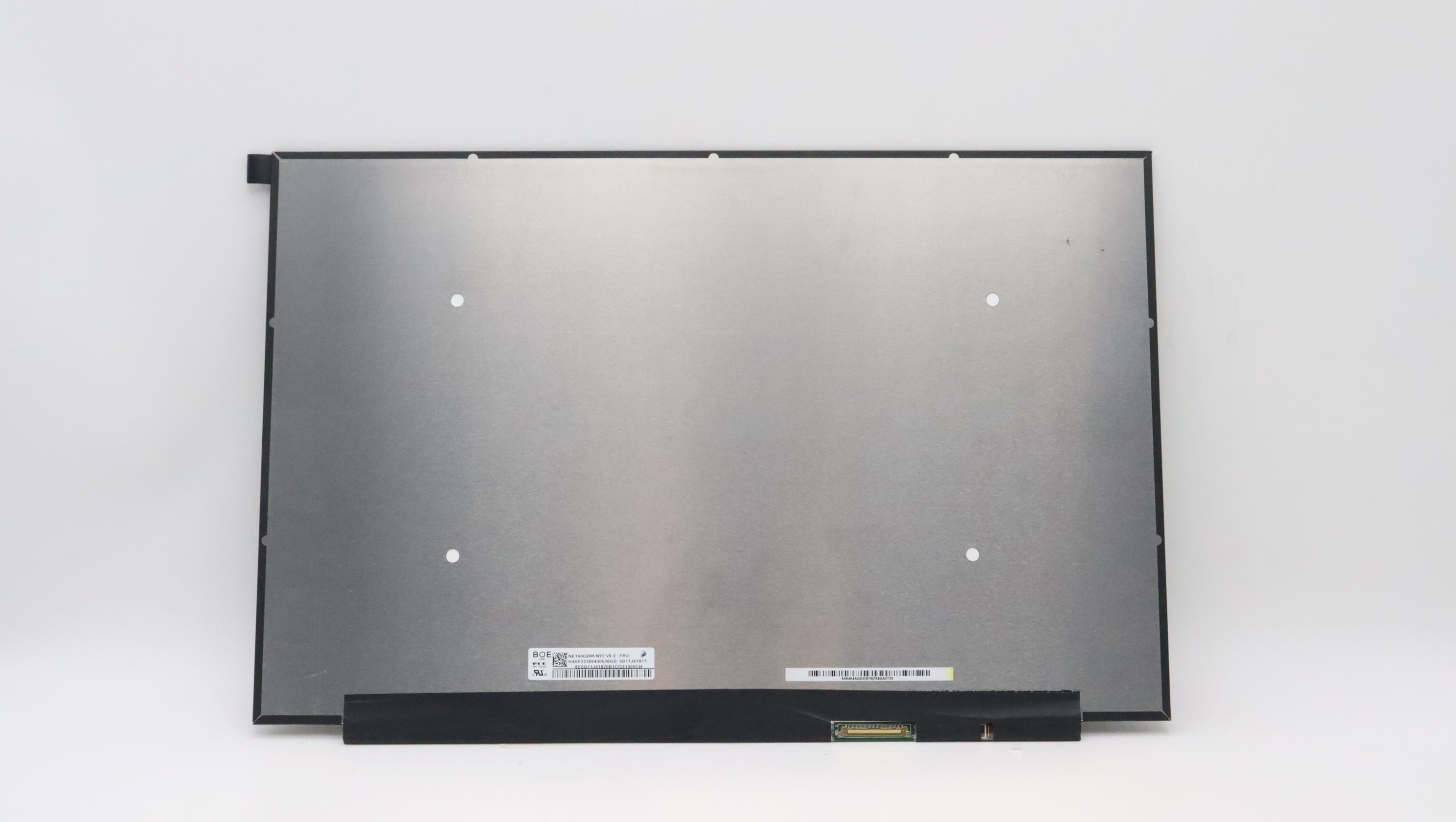 5D11J61817 - Original Lenovo LCD Panel, 16", WQXGA, Non-Touch, Anti-Glare, IPS, 350nit, 100%sRGB, BOE NE160QDM-NY2 V8.3