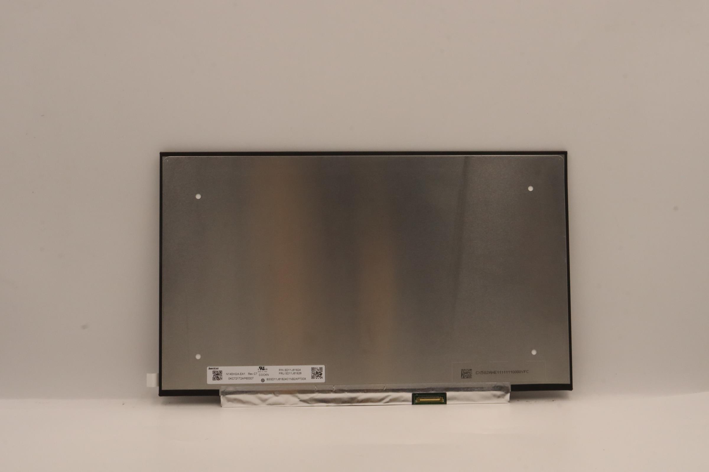Lenovo Part  Original Lenovo LCD Panel, 14", FHD, Non-Touch, Anti-Glare, TN, 250nit, 45%NTSC, INX N140HGA-EA1 C7