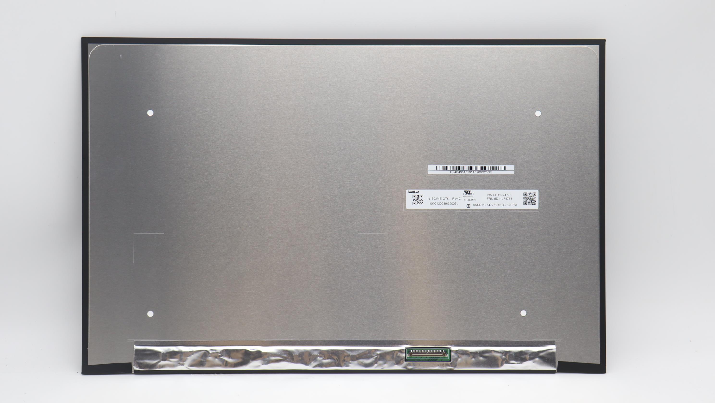 5D11J74768 - Original Lenovo DISPLAY FRU INX N160JME-GTK C1 16.0