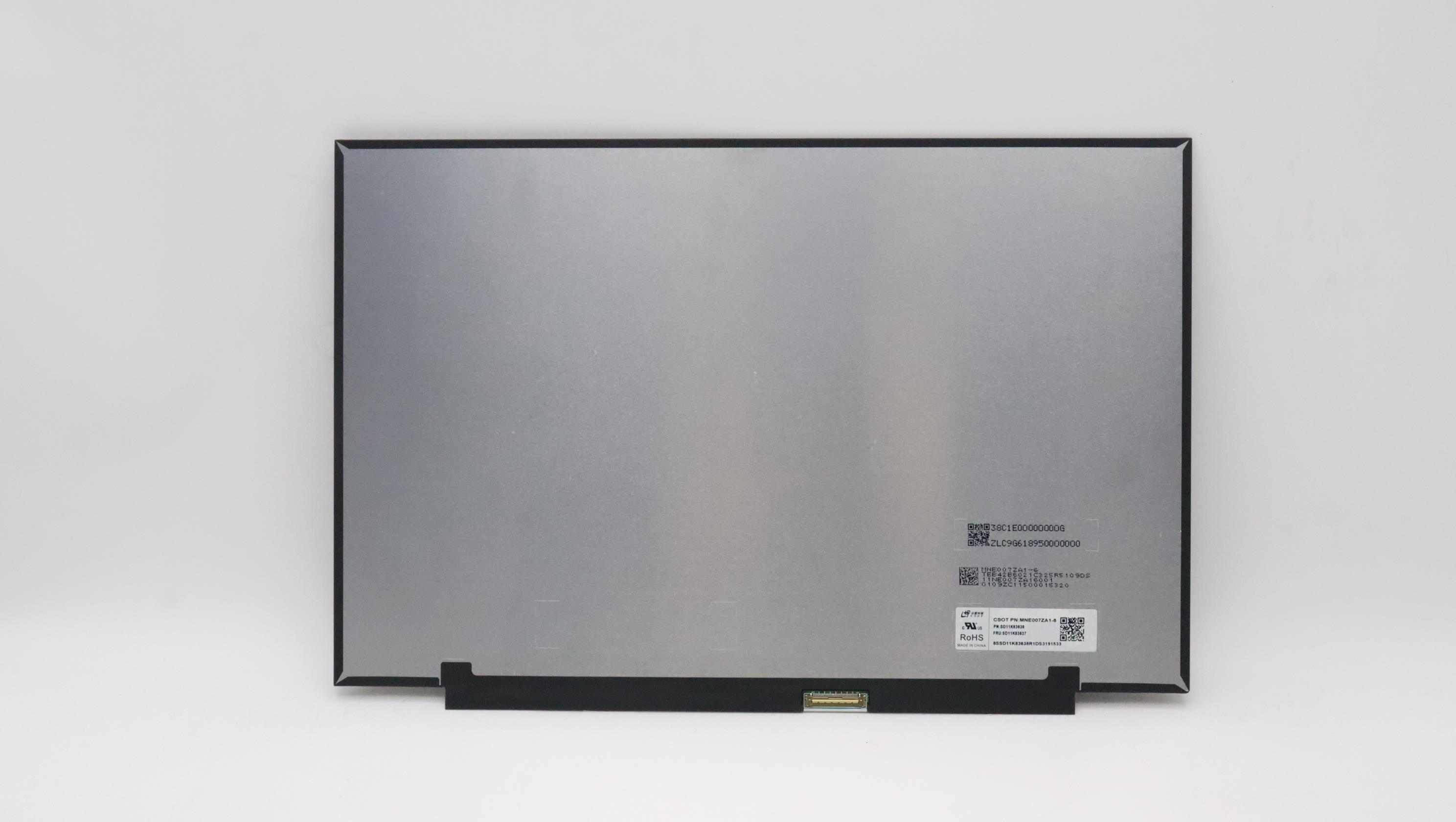 Lenovo Part  Original Lenovo LCD Panel, 14", WQXGA+, Anti-Glare, IPS, 400nit, 100%sRGB,  CSO MNE007ZA1-6 14.0 WQX+