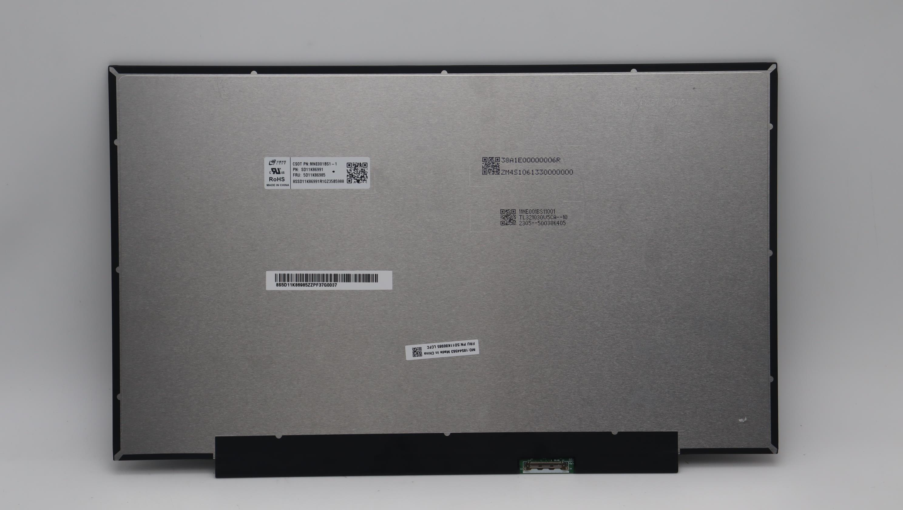Lenovo Part  Original Lenovo LCD Panel, 14", FHD, Anti-Glare, IPS, 300nit, 45%NTSC,  CSO MNE001BS1-1 14.0 FHD