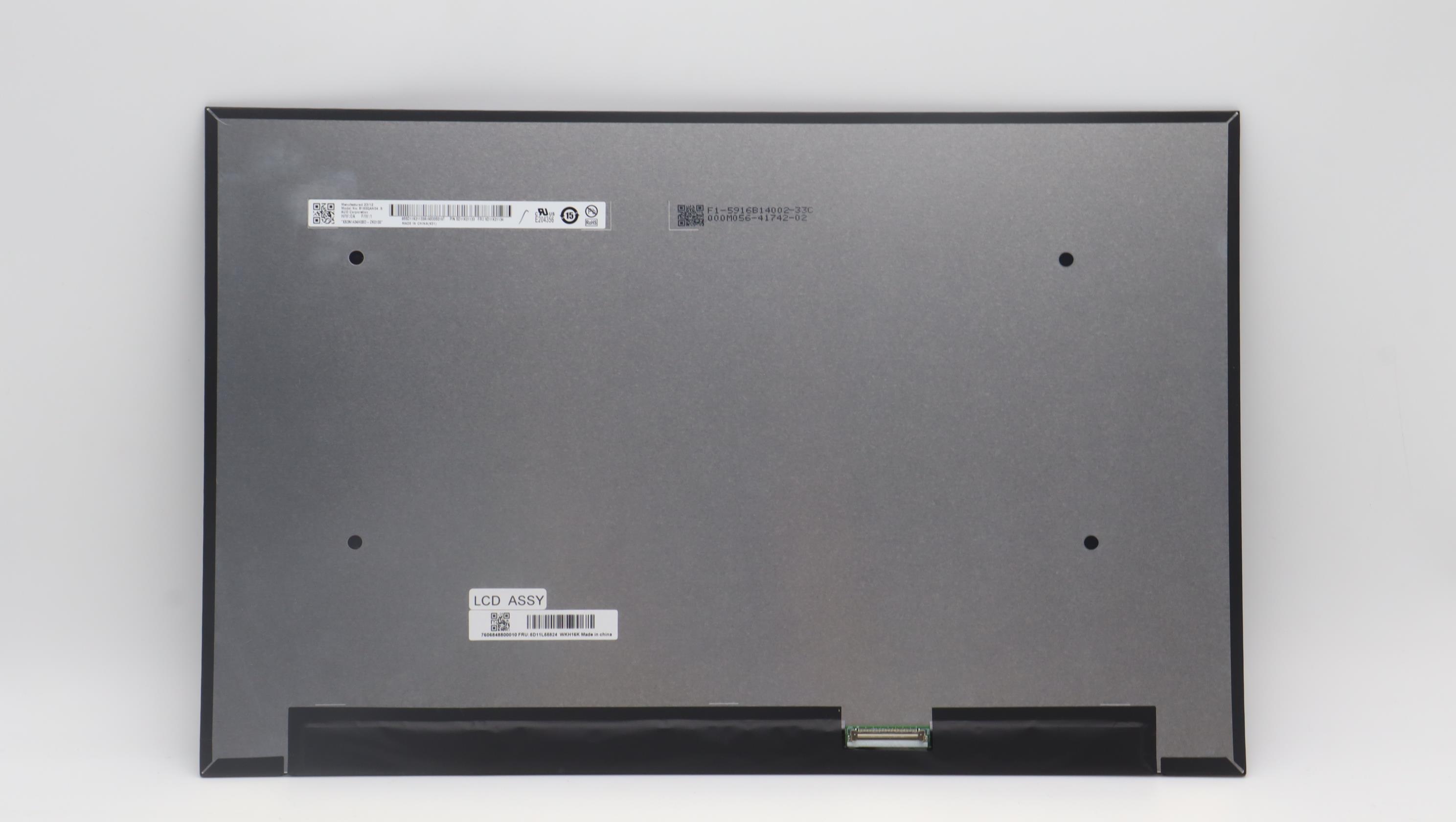 Lenovo Part  Lenovo LCD Module, 16", 3.2K, Anti-Glare, IPS, 430nit, 100%DCI-P3, Color Calibration, B160QAN04