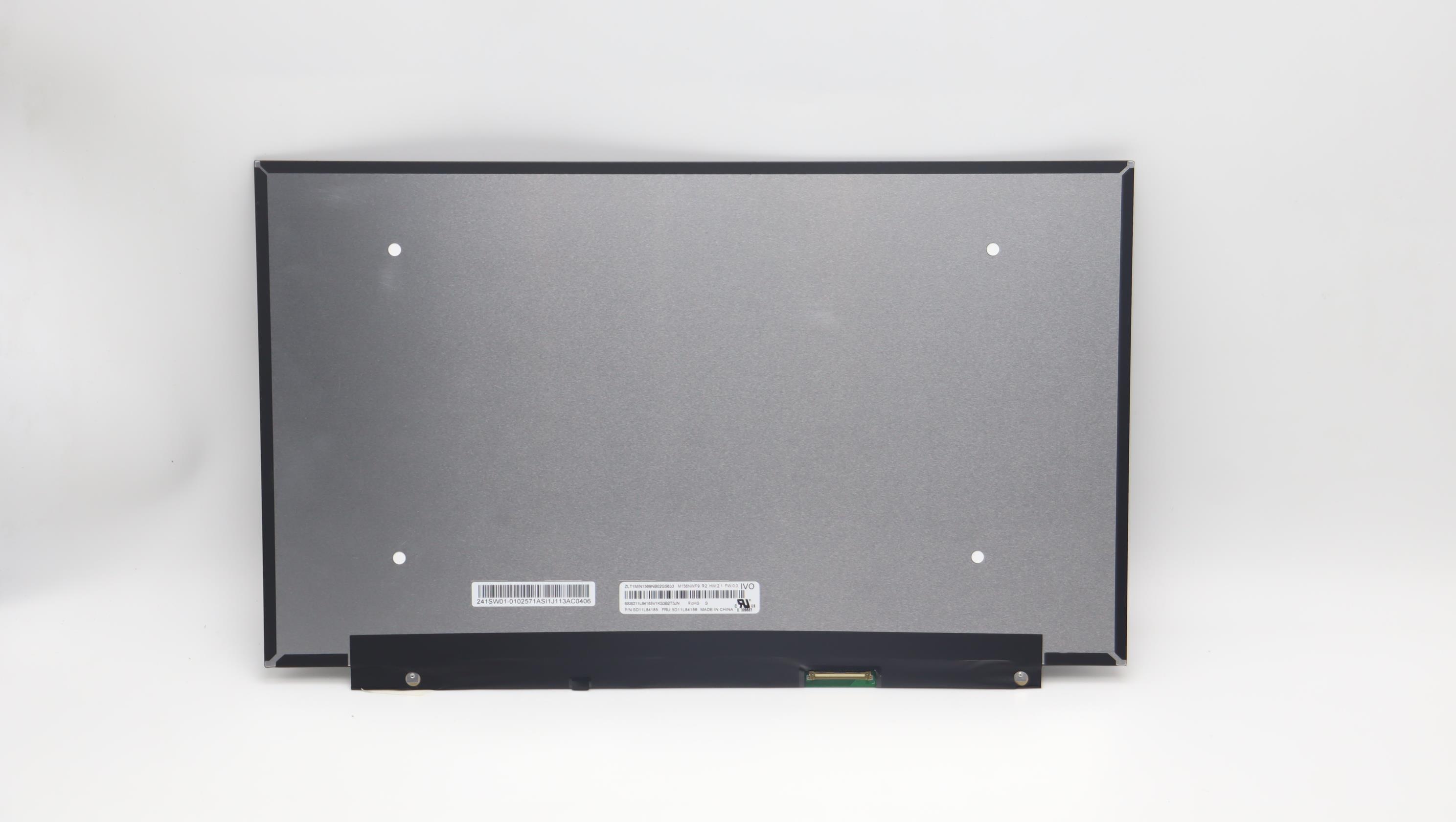 Lenovo Part  Original Lenovo LCD Panel, 15.6", FHD, Non-Touch, Anti-glare, IPS, 350nit, 45%NTSC,  IVO M156NWF9 R2 HW:2.1
