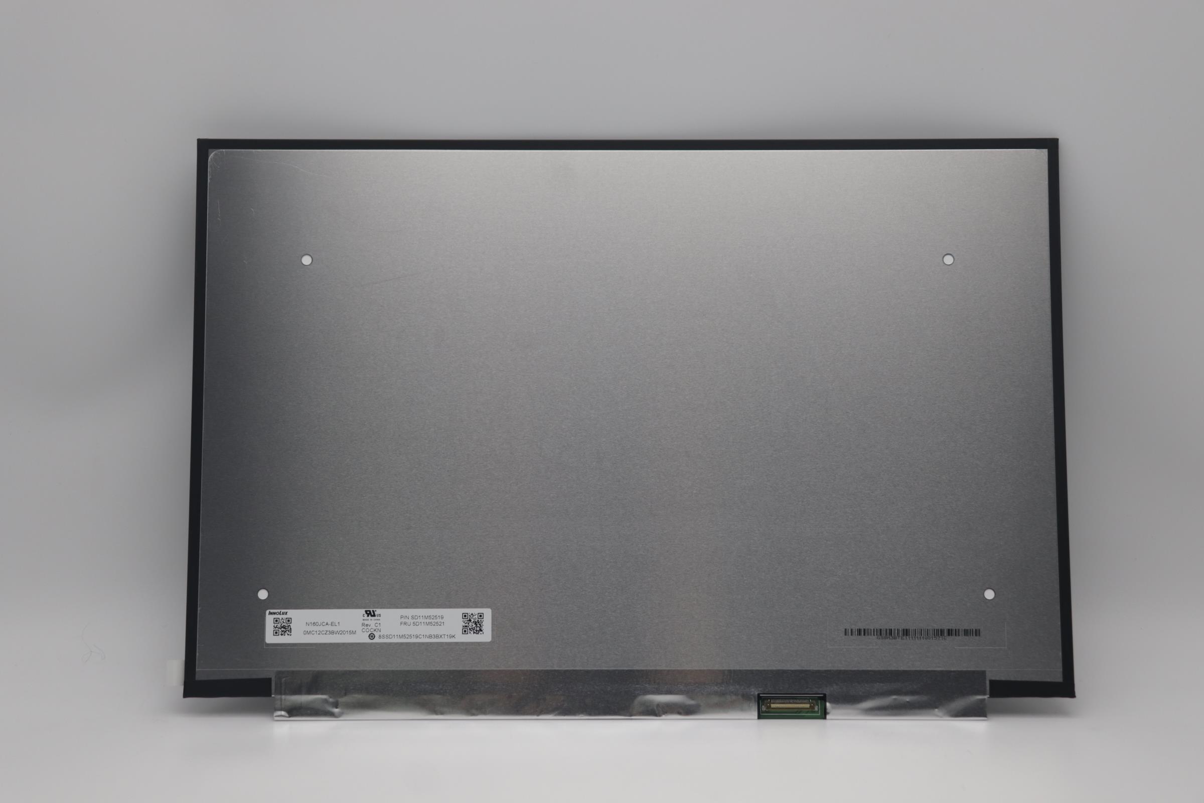 Lenovo Part  Original Lenovo Display Panel, 16", WUXGA, Non-Touch, Anti-Glare, IPS, 300nit, 100%sRGB, BOE NV160WUM-N61 V8.0