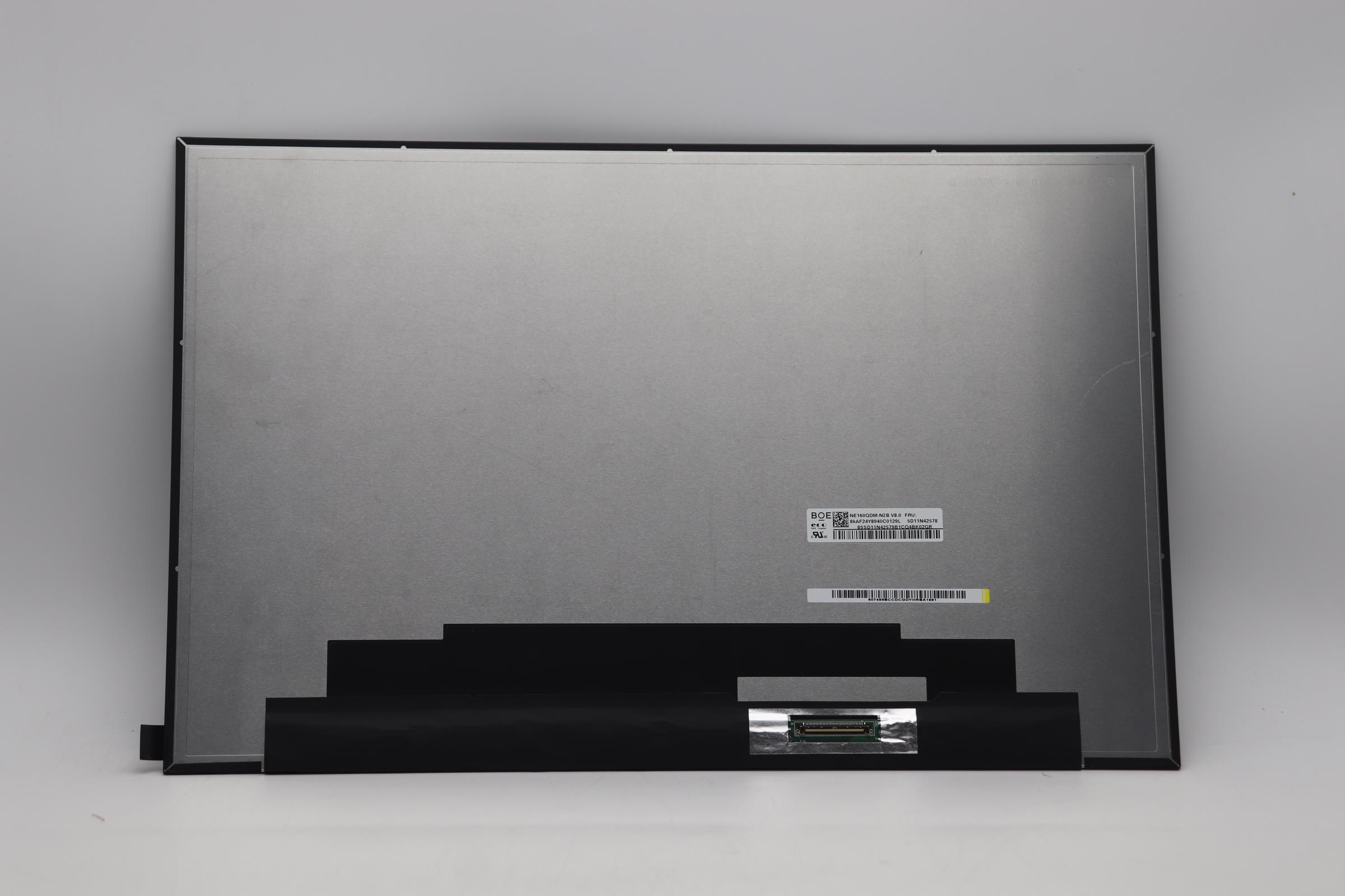 5D11N42578 - Original Lenovo Display LCD Panel, BOE NE160QDM-NZB V8.0 16.0