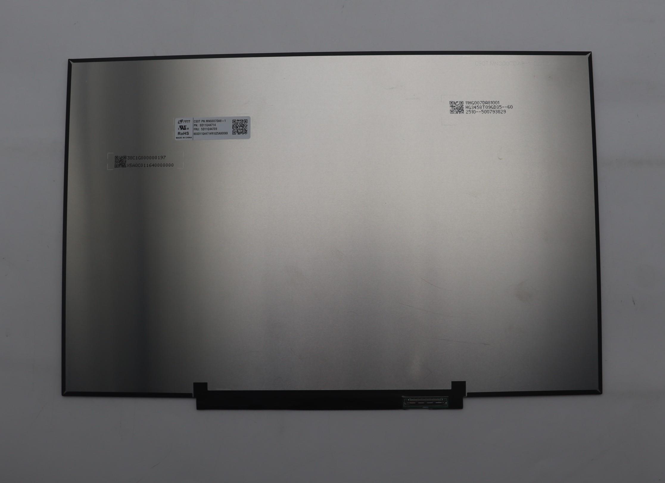 5D11Q44709 - Original Lenovo LCD Panel, 16", WQXGA, Non_Touch, Anti-Glare, IPS, 400nit, 100%SRGB