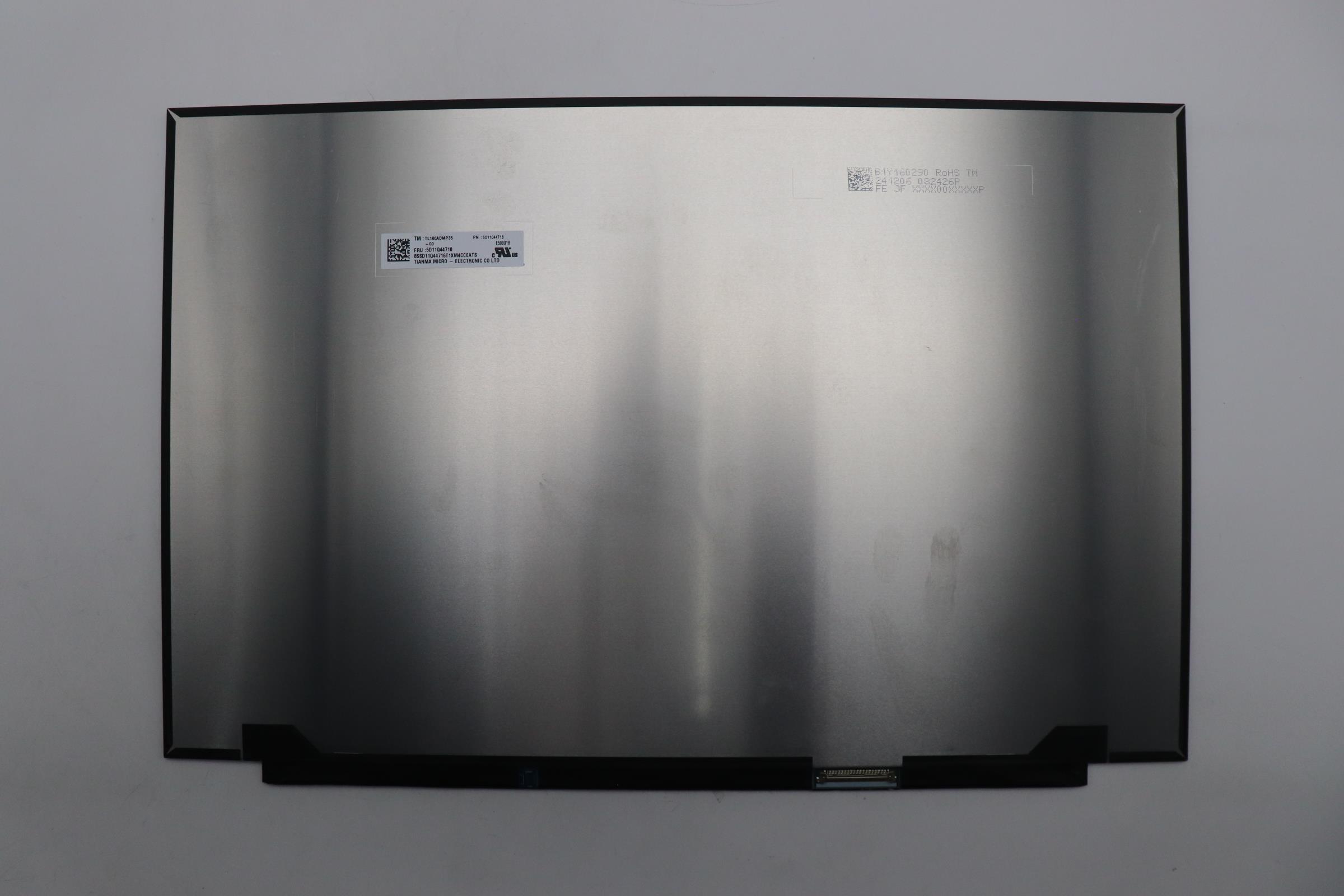 5D11Q44710 - Original Lenovo LCD Panel, 16", WQXGA, Non_Touch, Anti-Glare, IPS, 400nit, 100%SRGB
