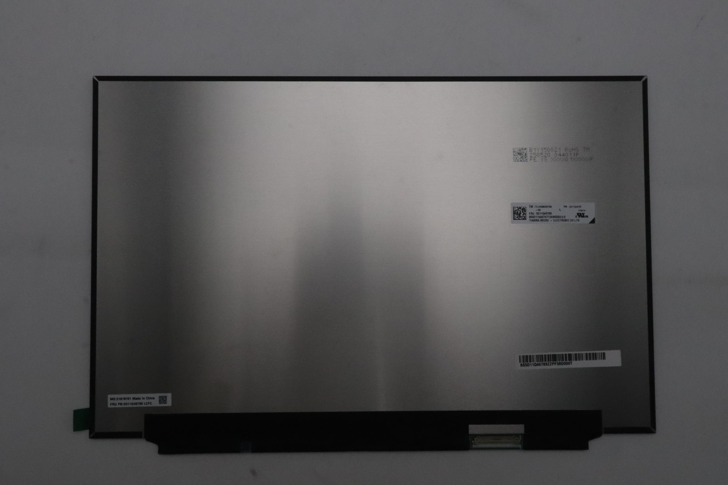 5D11Q46789 - Original Lenovo Display, 14.5", 3K, Non_Touch, Anti-Glare, IPS, 500nit, 100%DCI-P3
