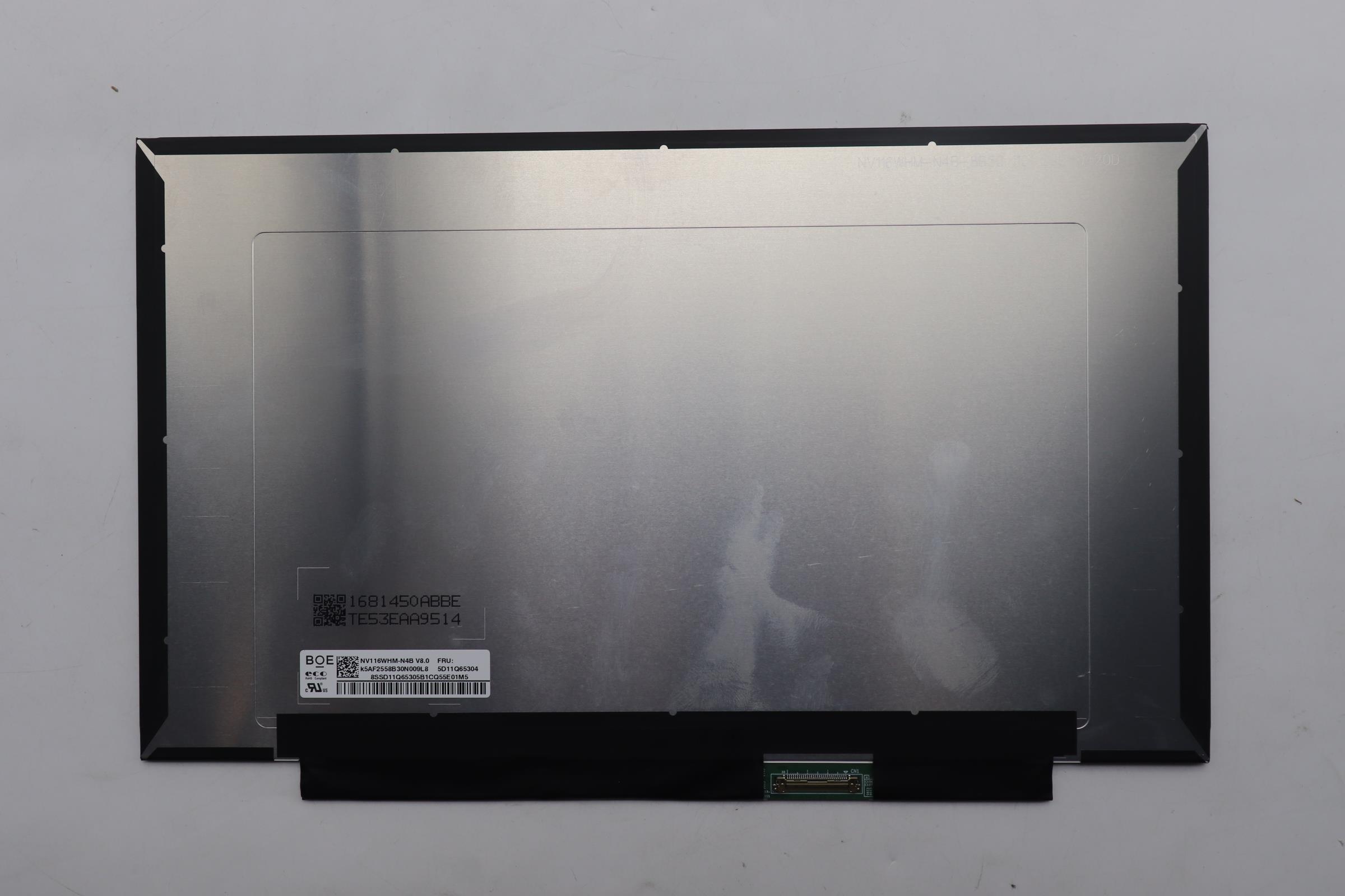 5D11Q65304 - Original Lenovo LCD Panel, 11.6", HD, Non_Touch, Anti-Glare, IPS, 250nit, 50%NTSC