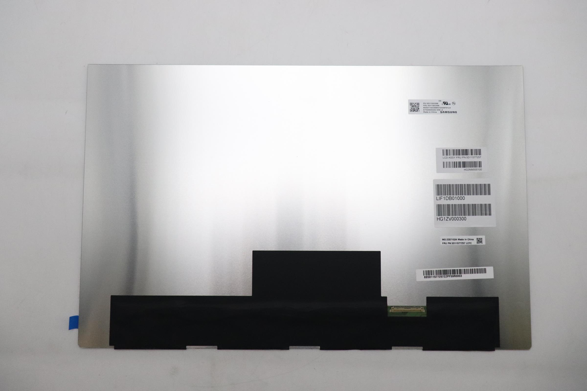 5D11S77257 - Original Lenovo LCD Module, 16", WQXGA, Non_Touch, Glare, OLED, 500nit, 100%DCI-P3, Color Calibration