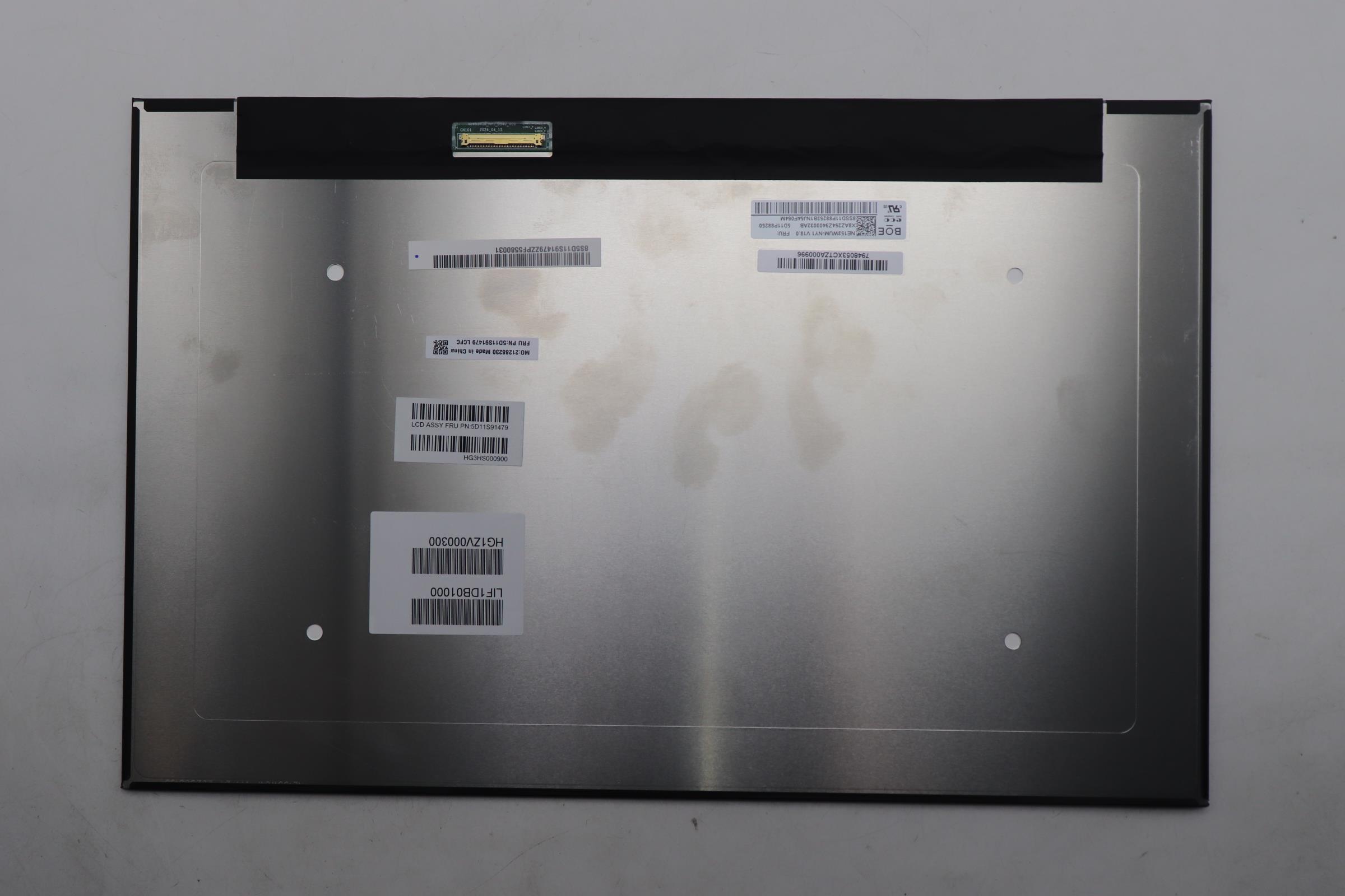 5D11S91479 - Original Lenovo LCD Module, 15.3", WUXGA, Non_Touch, Anti-Glare, IPS, 300nit, 100%SRGB, Color Calibration