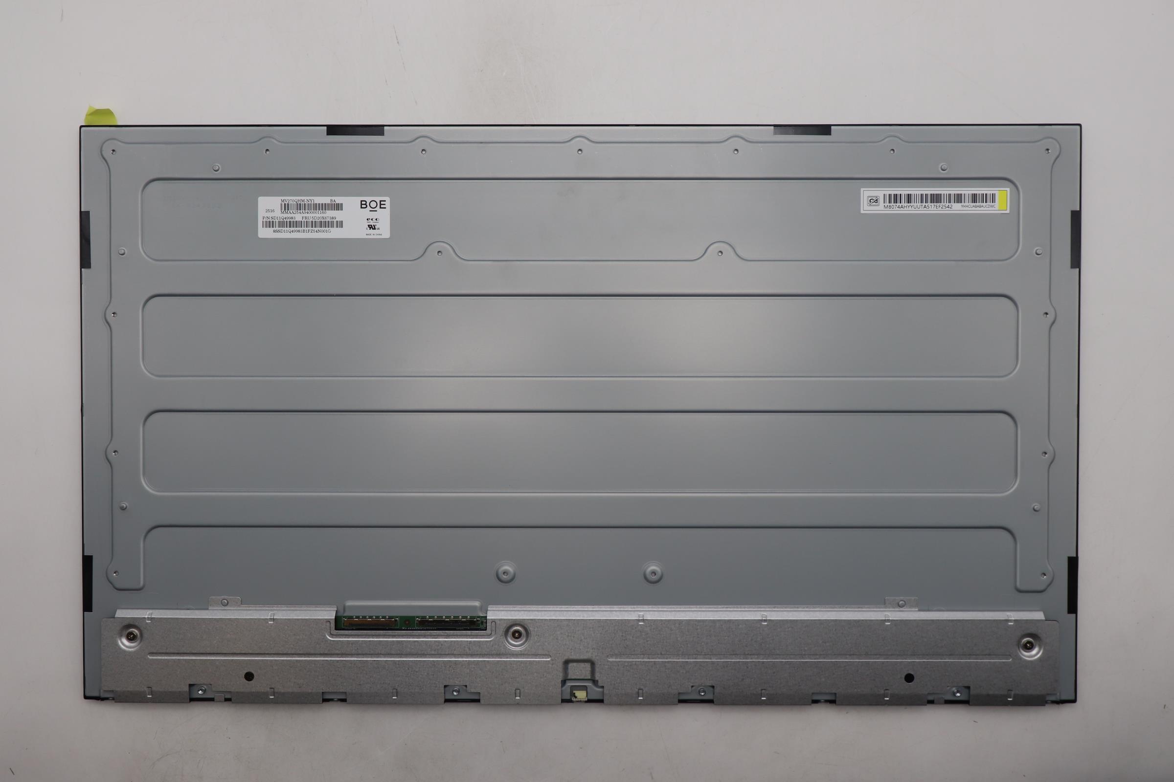 5D20X67389 - Original Lenovo LCD Panel, 27", WQHD, Non_Touch, Anti-Glare, IPS, 400nit, 99%sRGB