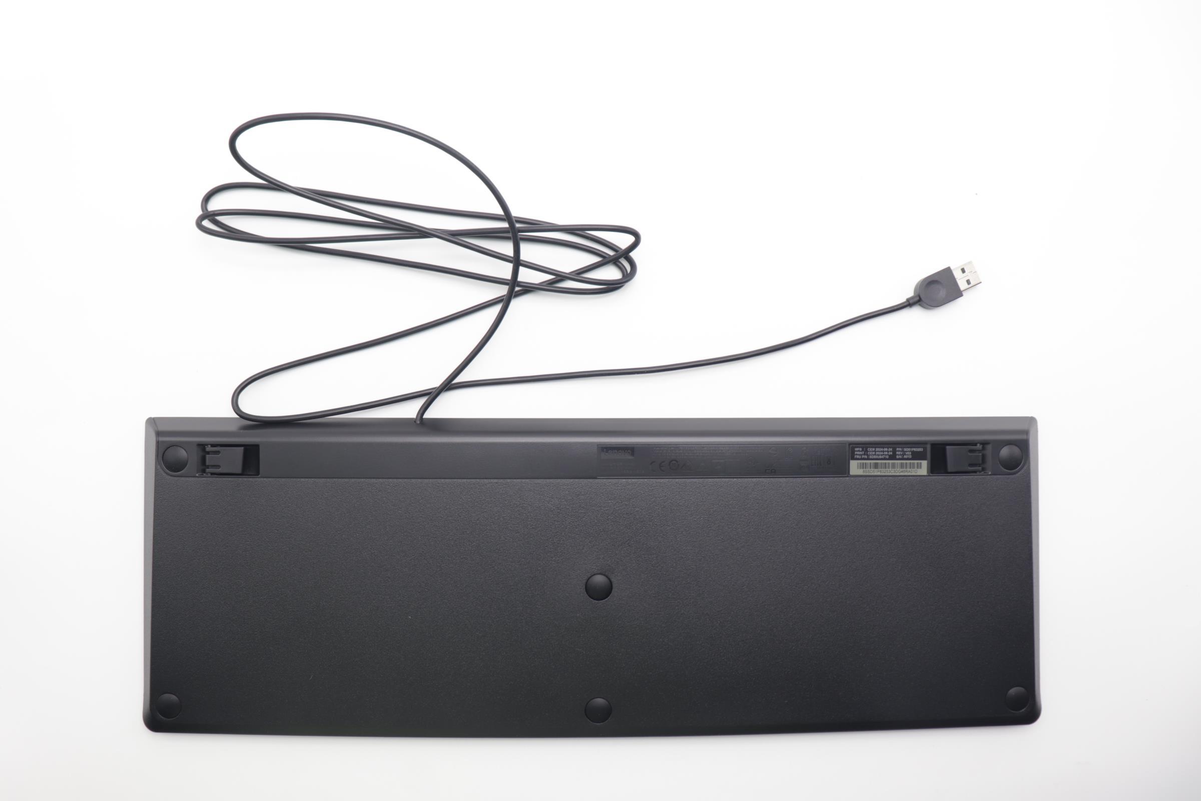 5D50U84710 - Original Lenovo Keyboard English, Black, USB, AI KB G2.5