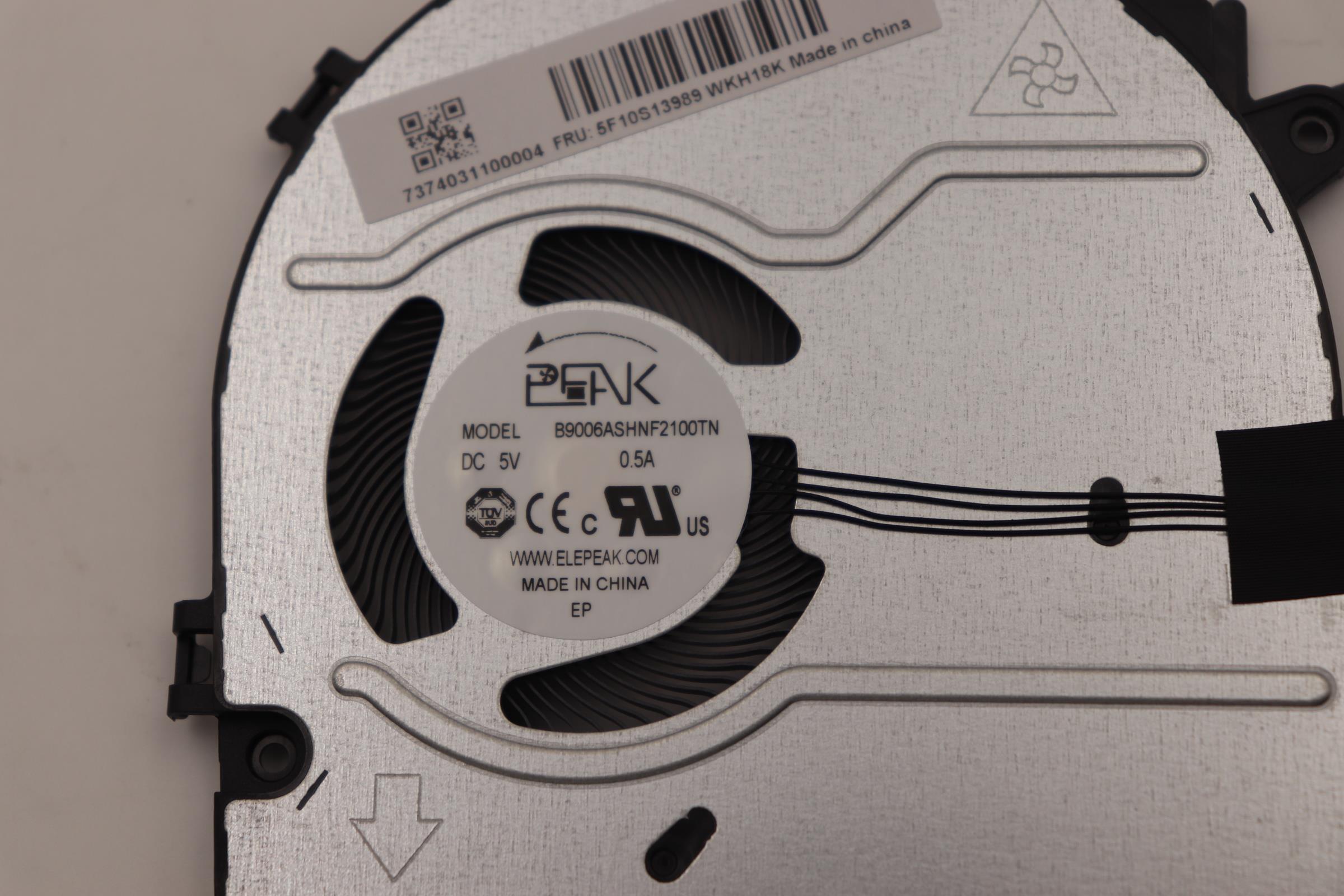 5F10S13989 - Original Lenovo FAN System FAN C 82R0 Peak