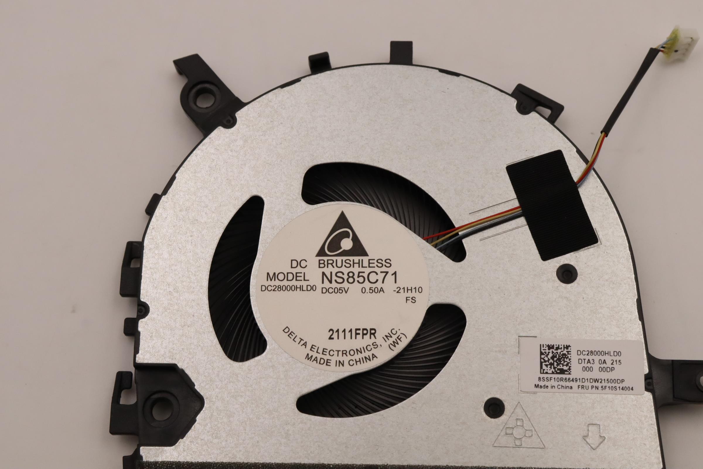 5F10S14004 - Original Lenovo FAN System FAN L 82TU DELTA