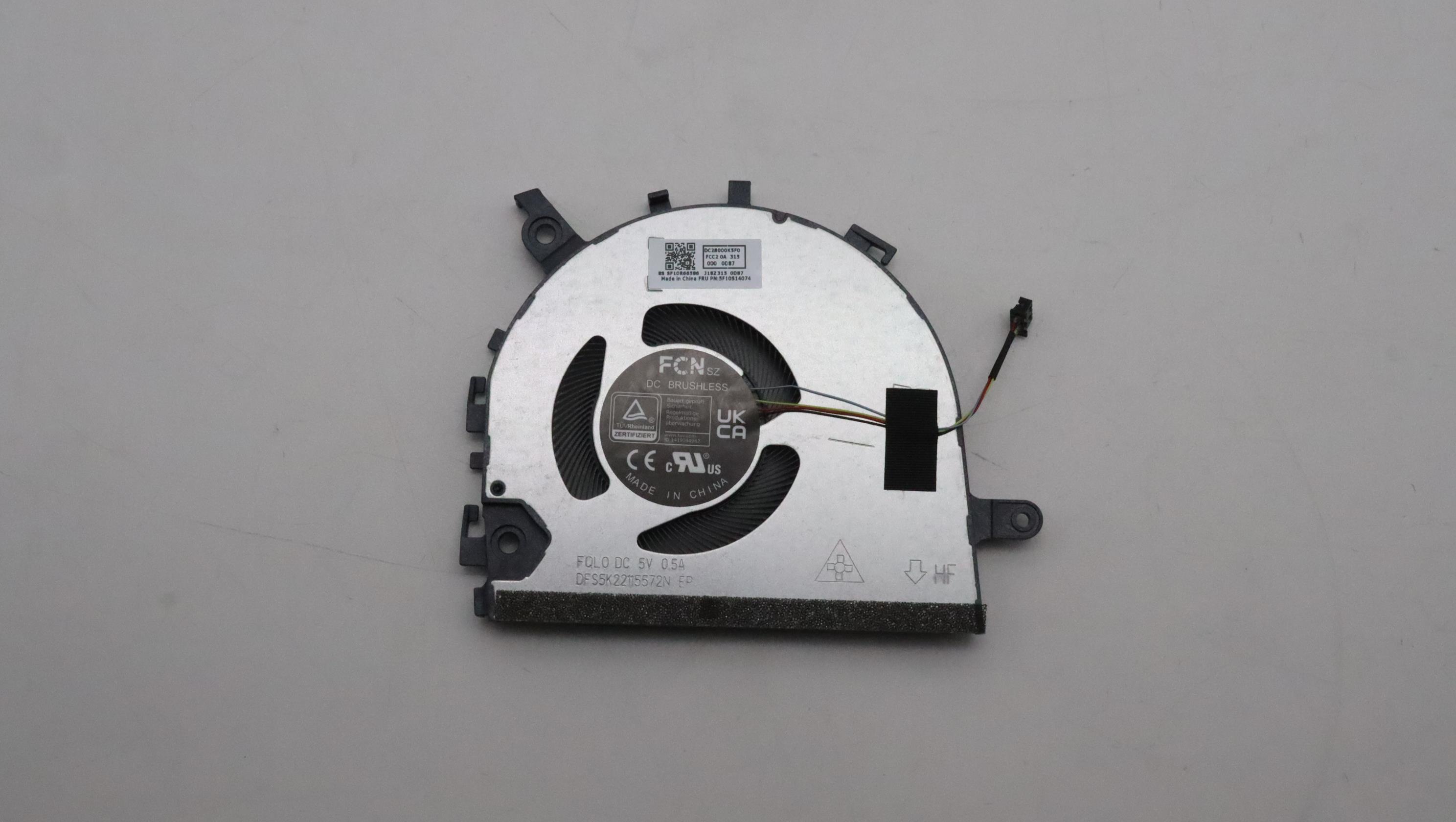 5F10S14074 - Original Lenovo FAN FAN L 82YT FCN