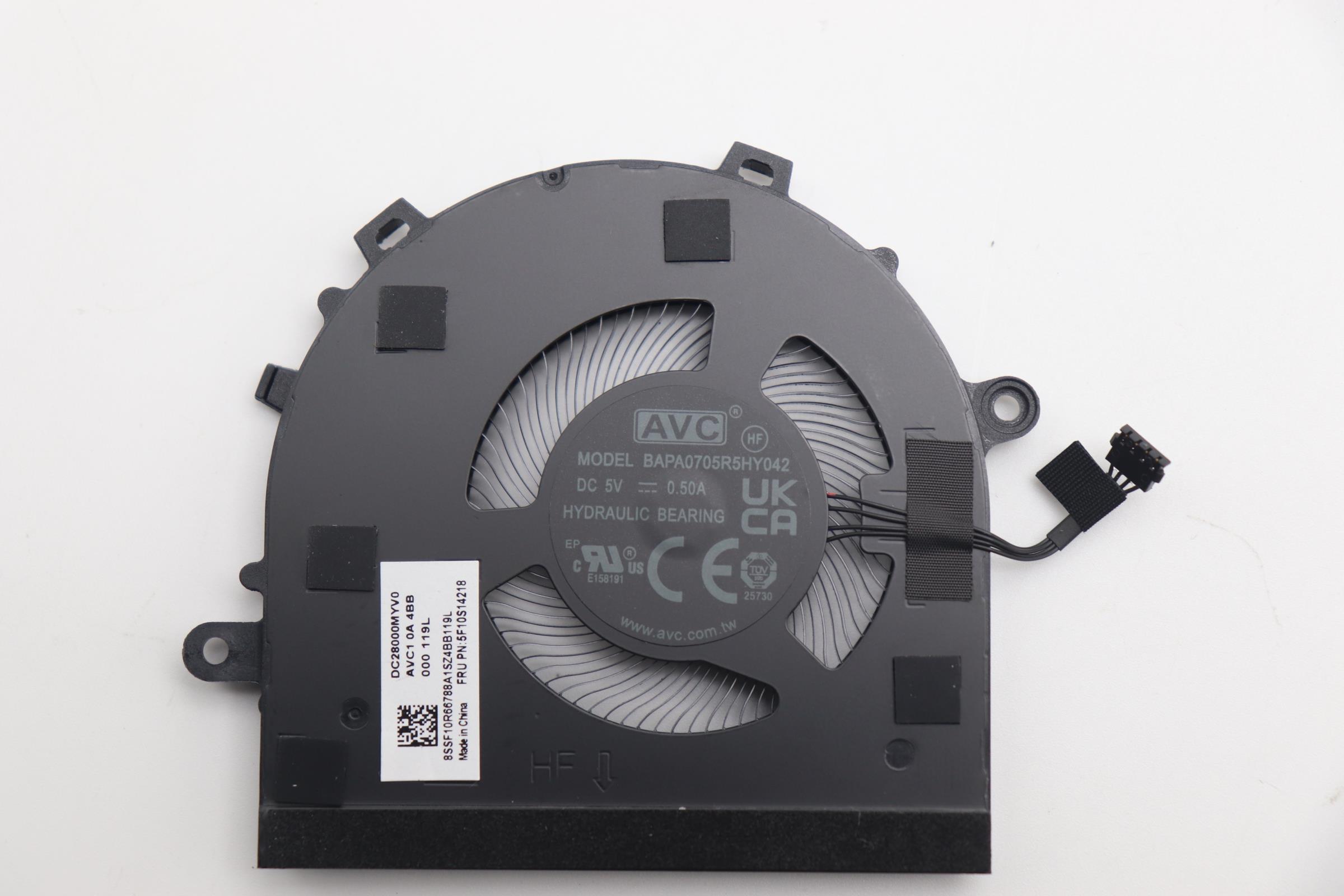 5F10S14218 - Original Lenovo Fan System Fan L83CX AVC