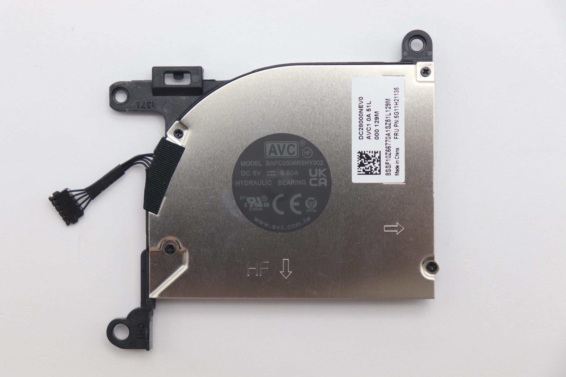 5G11H21135 - Original Lenovo GBM FRU GBM Fan DC5V AVC  L+R