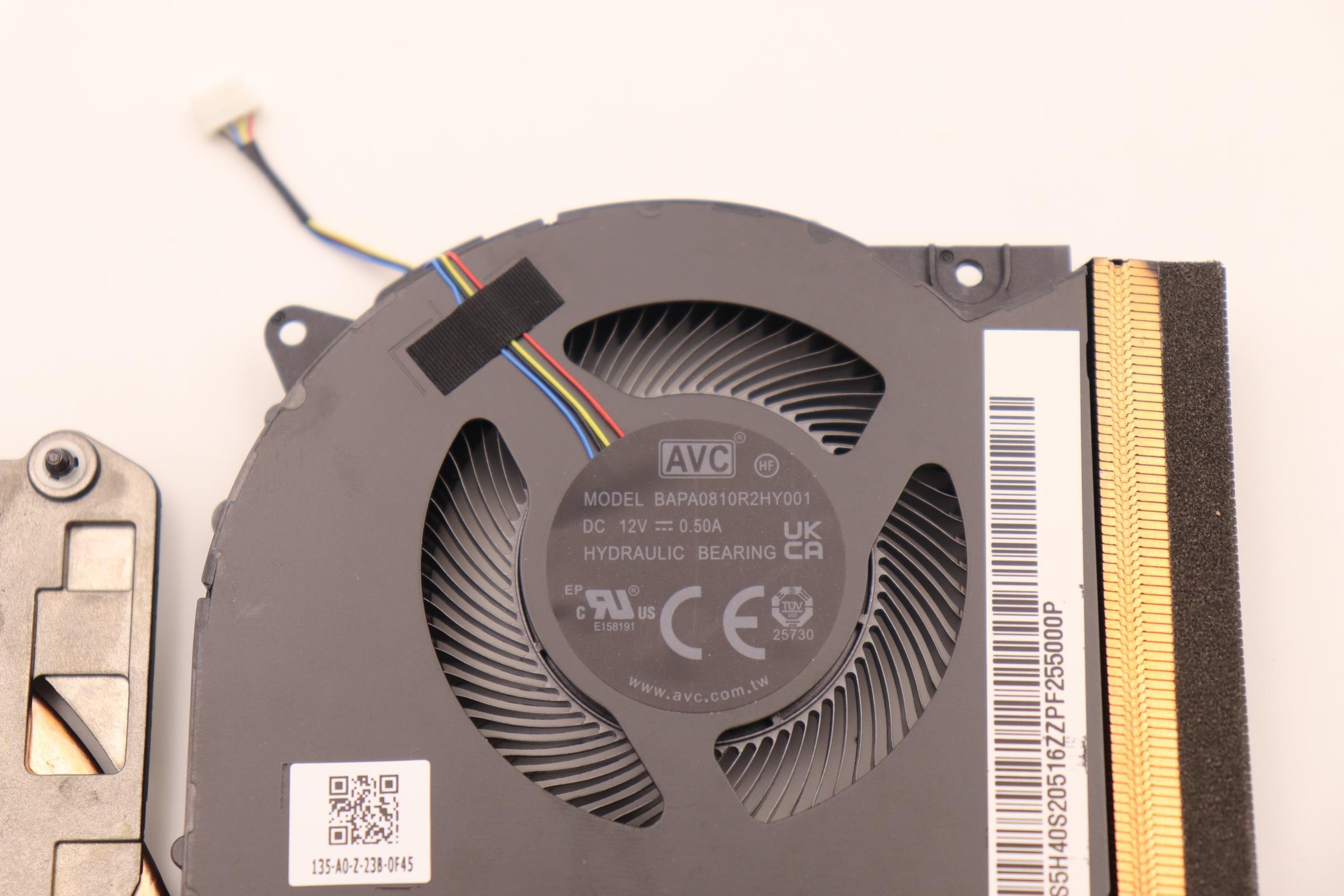 5H40S20516 - Original Lenovo HEATSINK Thermal module L 82RG AVC